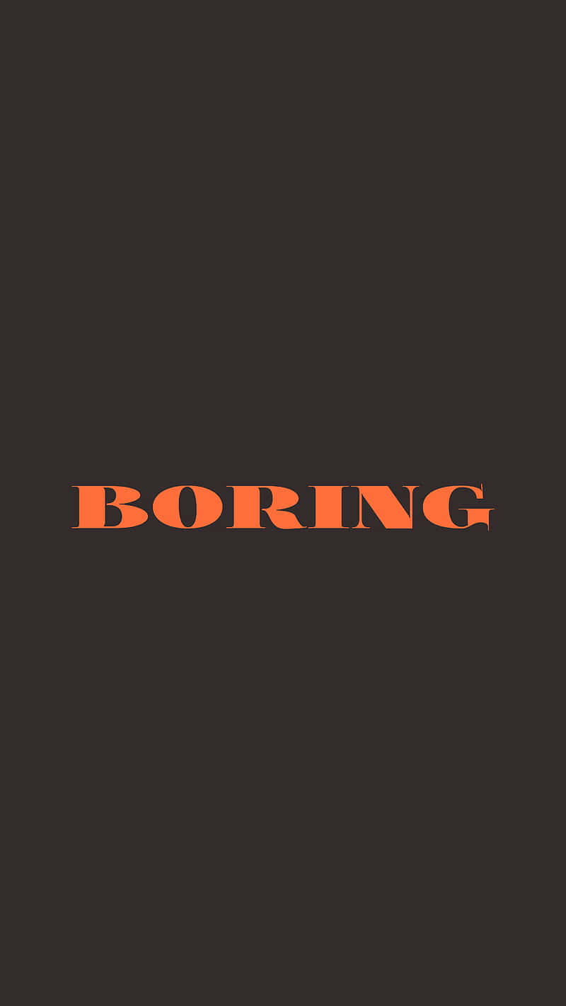 Boring Color Orange Background