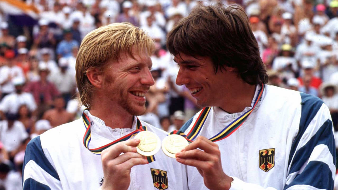 Boris Becker And Michael Stich Background