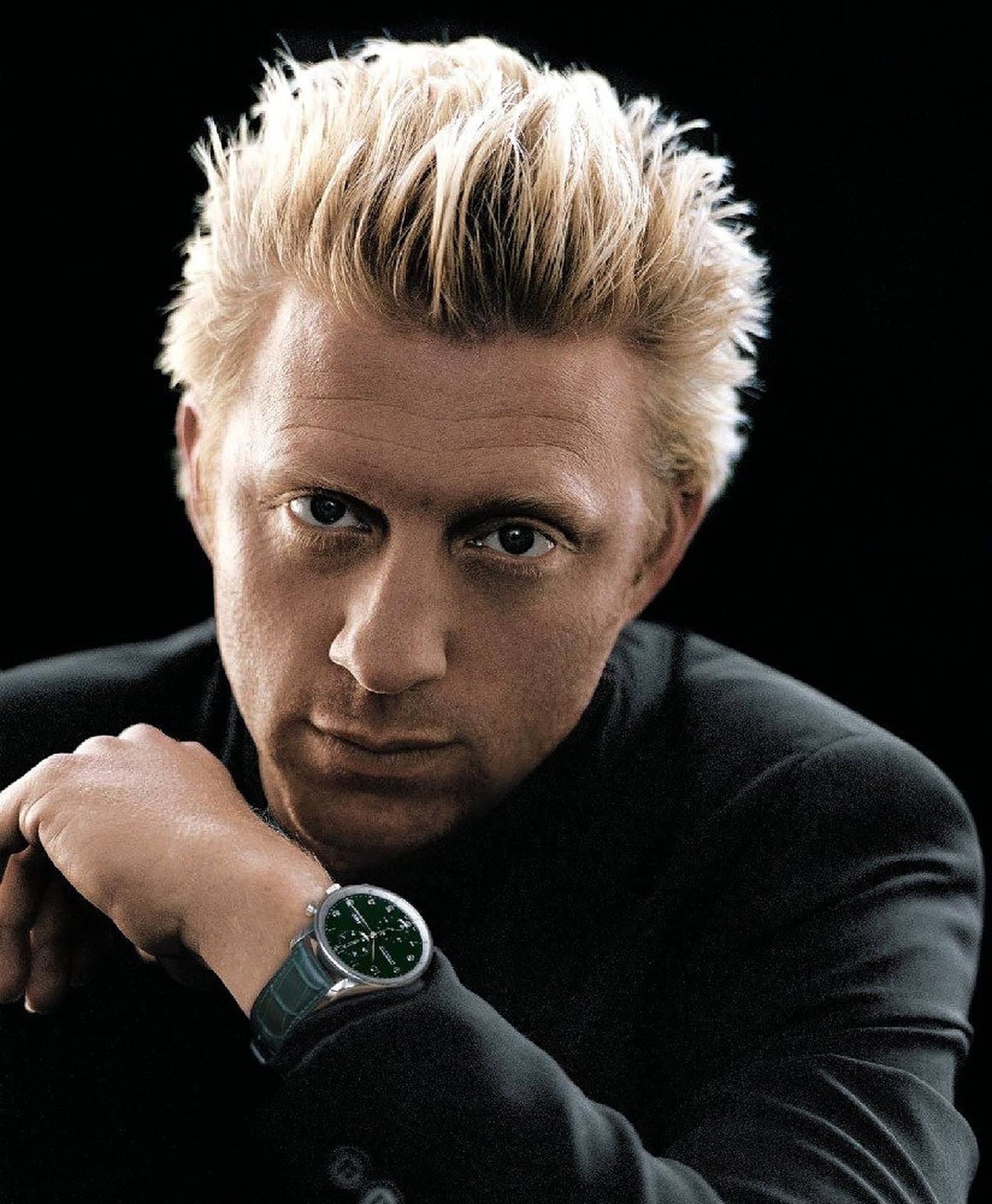 Boris Becker Blonde Hair Background