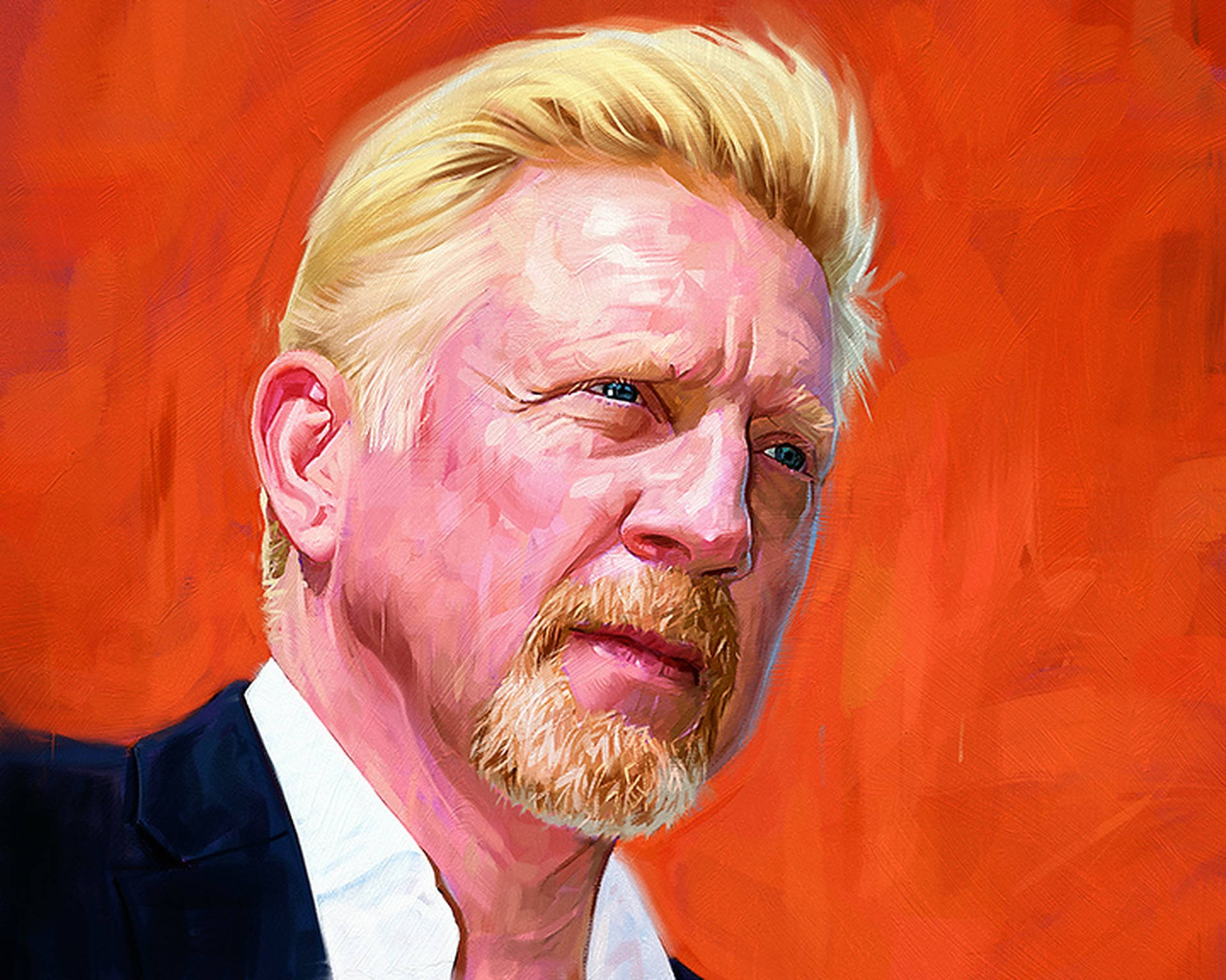 Boris Becker Digital Art Background