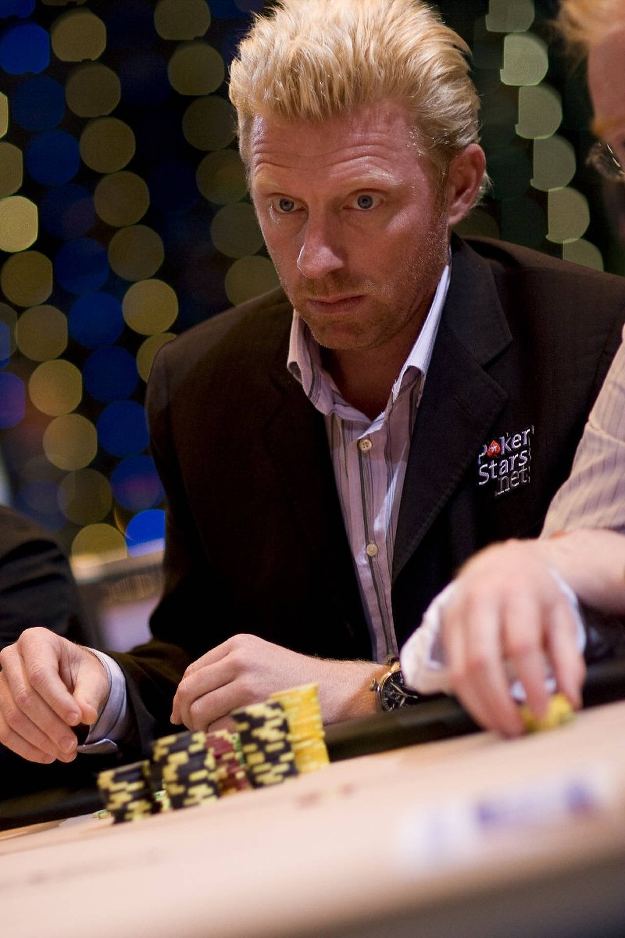 Boris Becker Poker Face