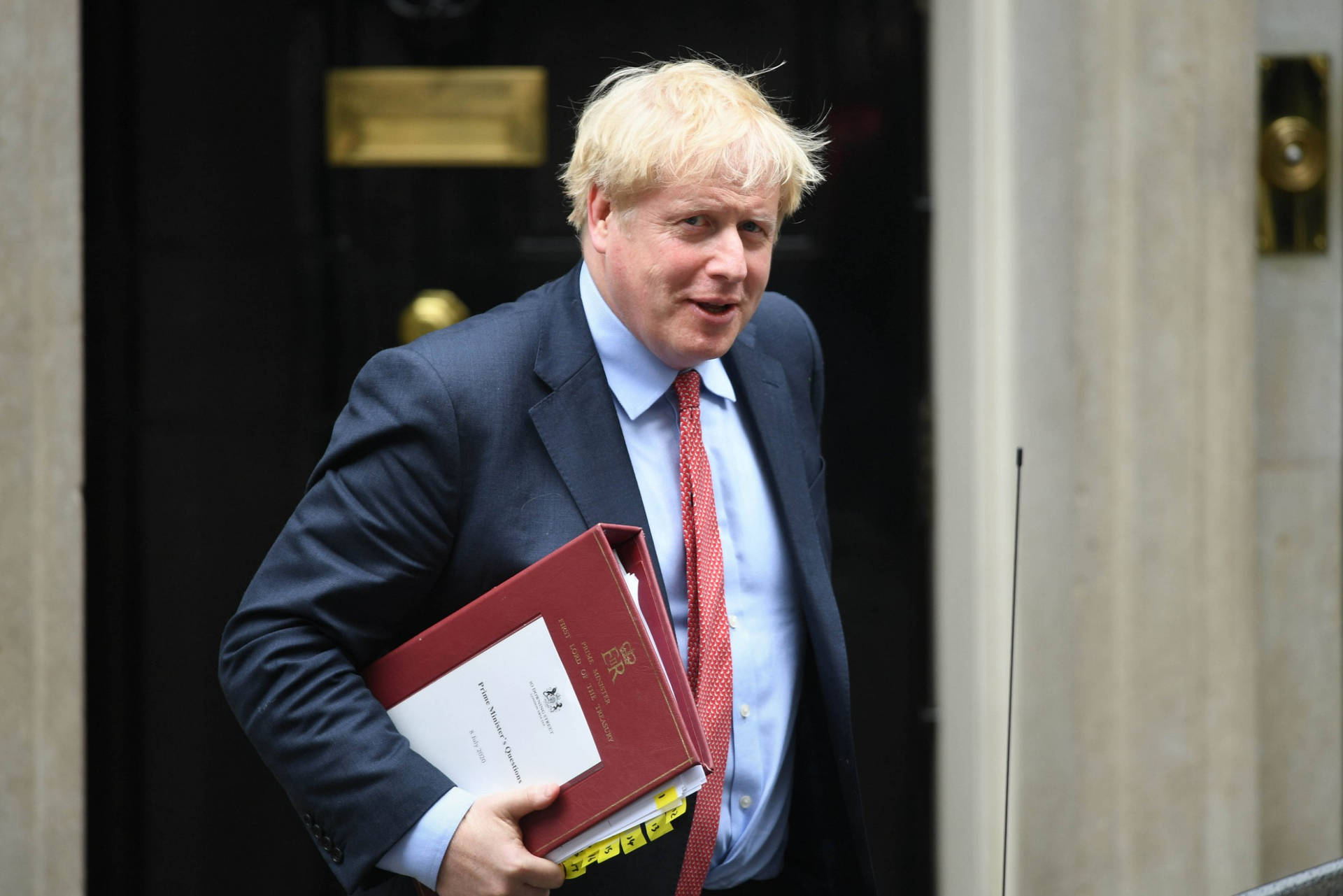 Boris Johnson Notes And Documents Background