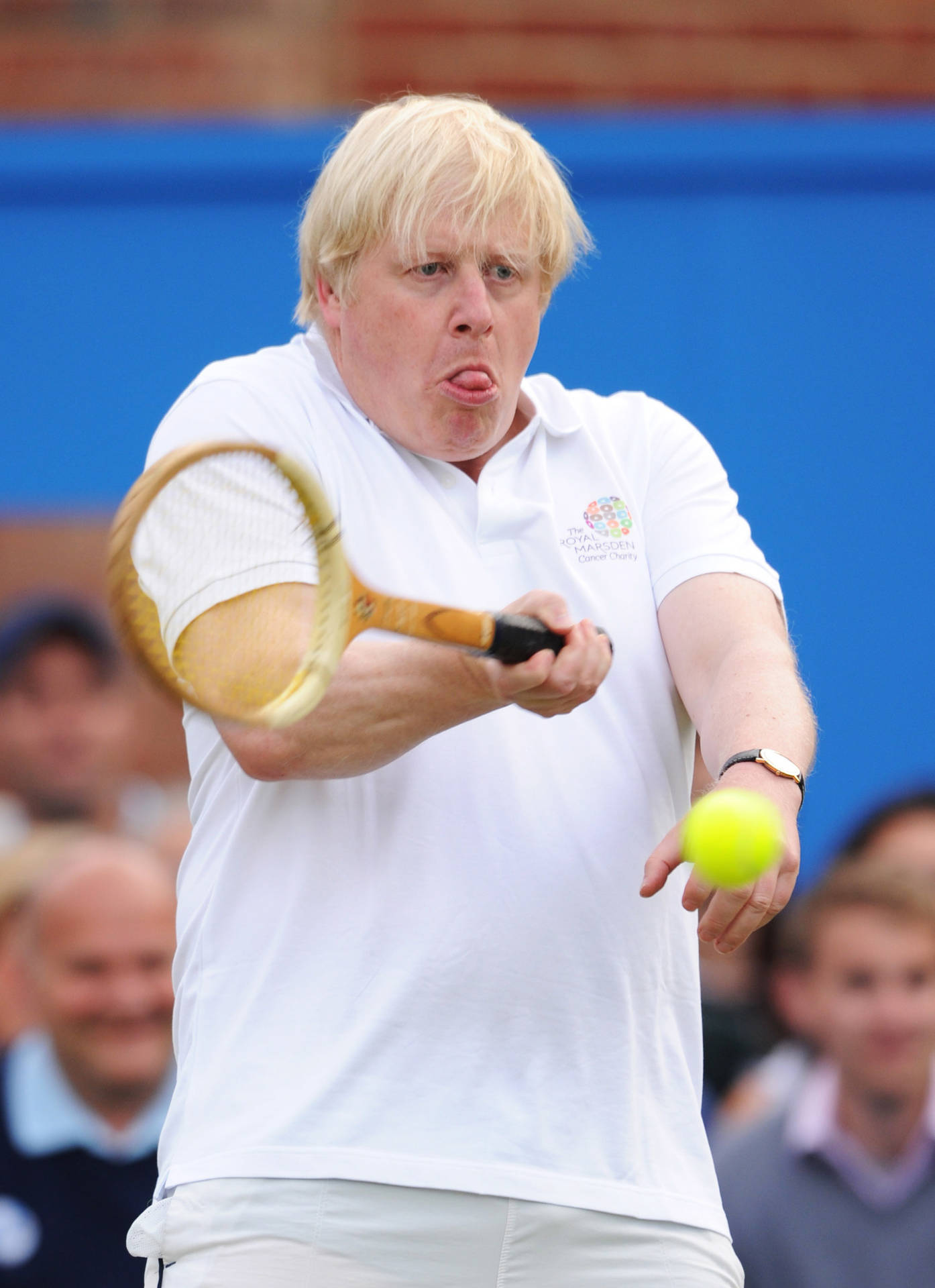 Boris Johnson Playing Tennis Background