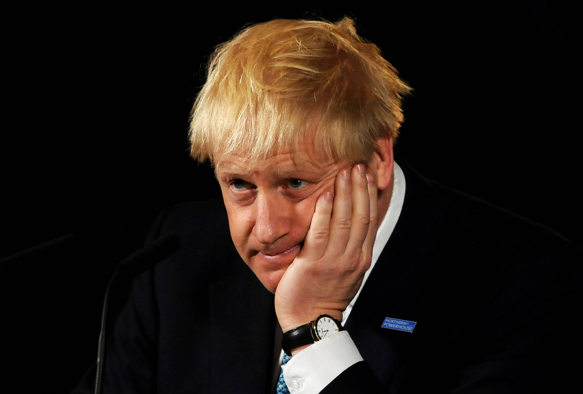 Boris Johnson Pout Background