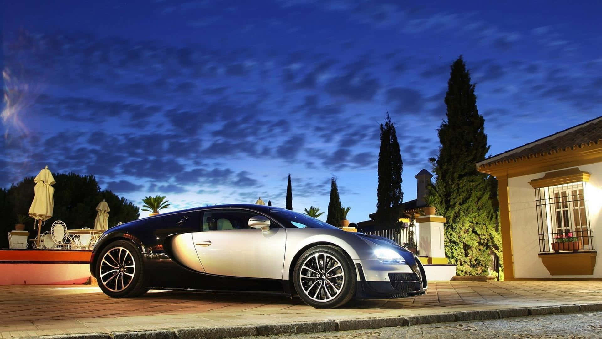 Born For Speed – The Bugatti Veyron Supercar Background