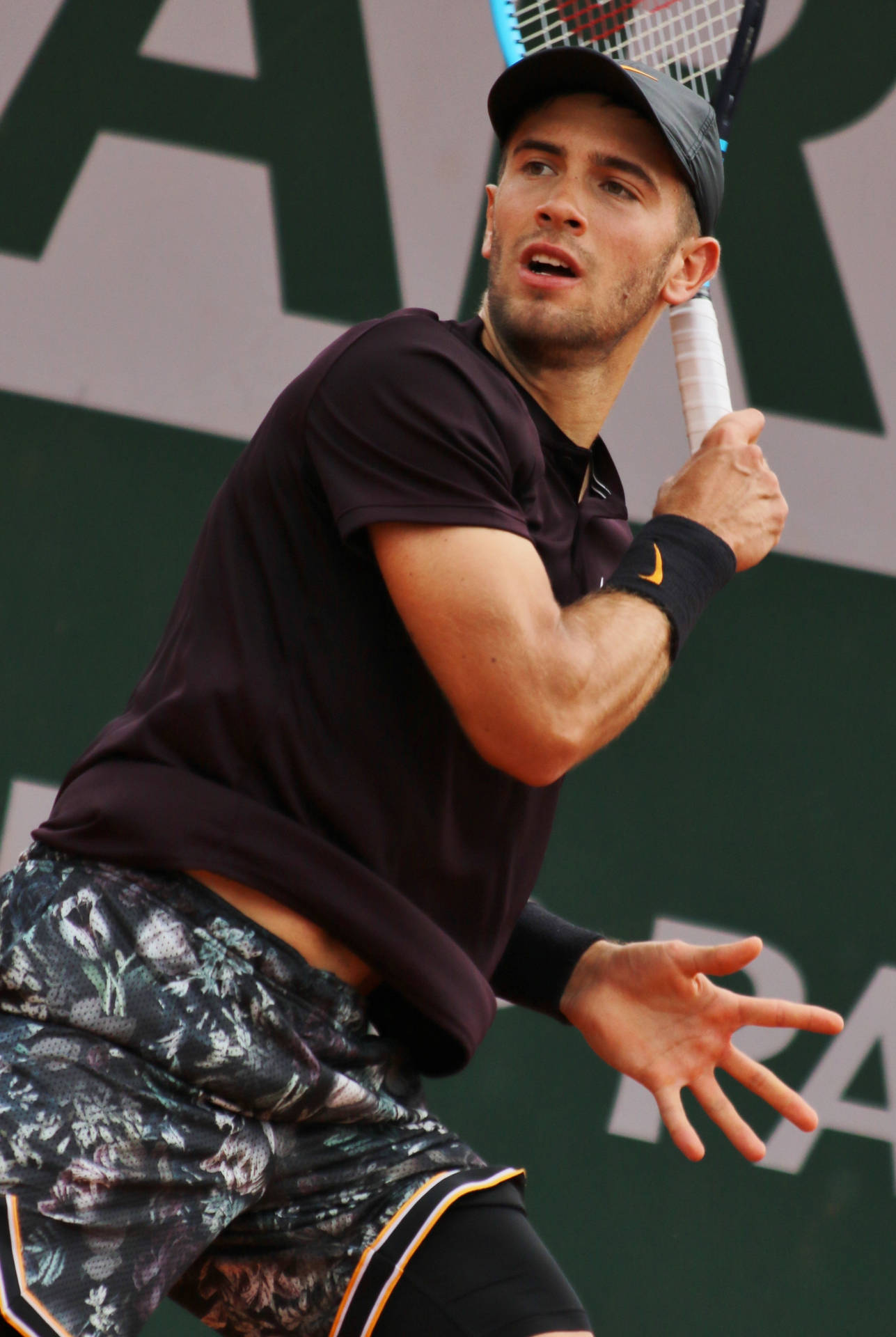 Borna Coric From Below Background
