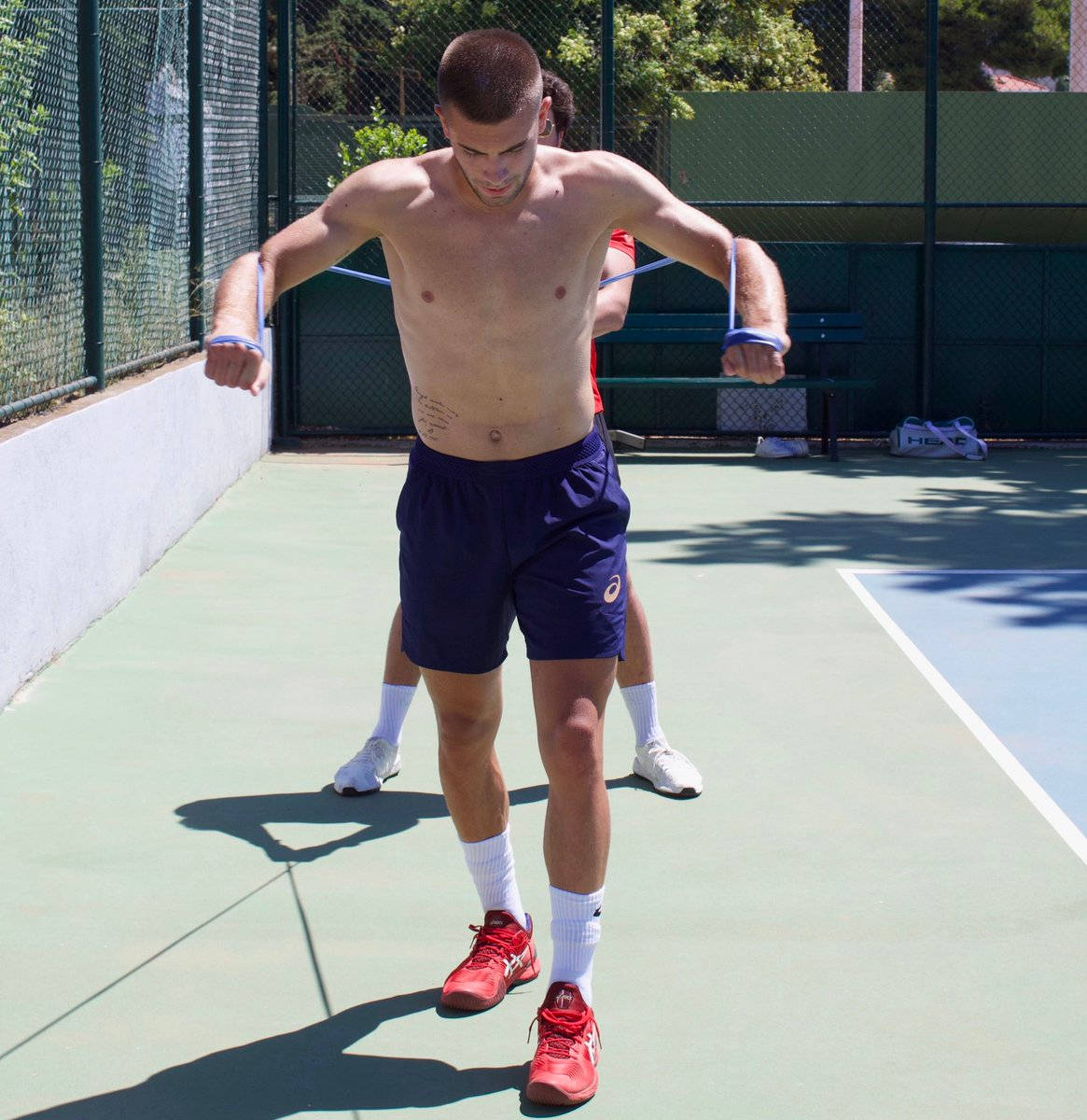 Borna Coric Training