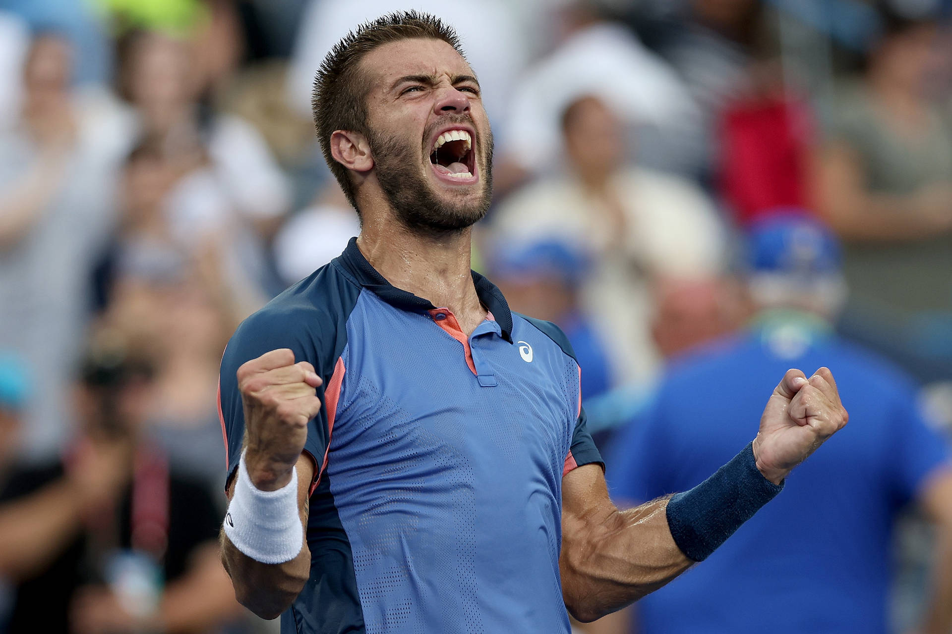 Borna Coric Triumphant Background