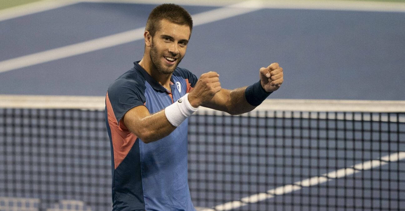 Borna Coric Victory Smile