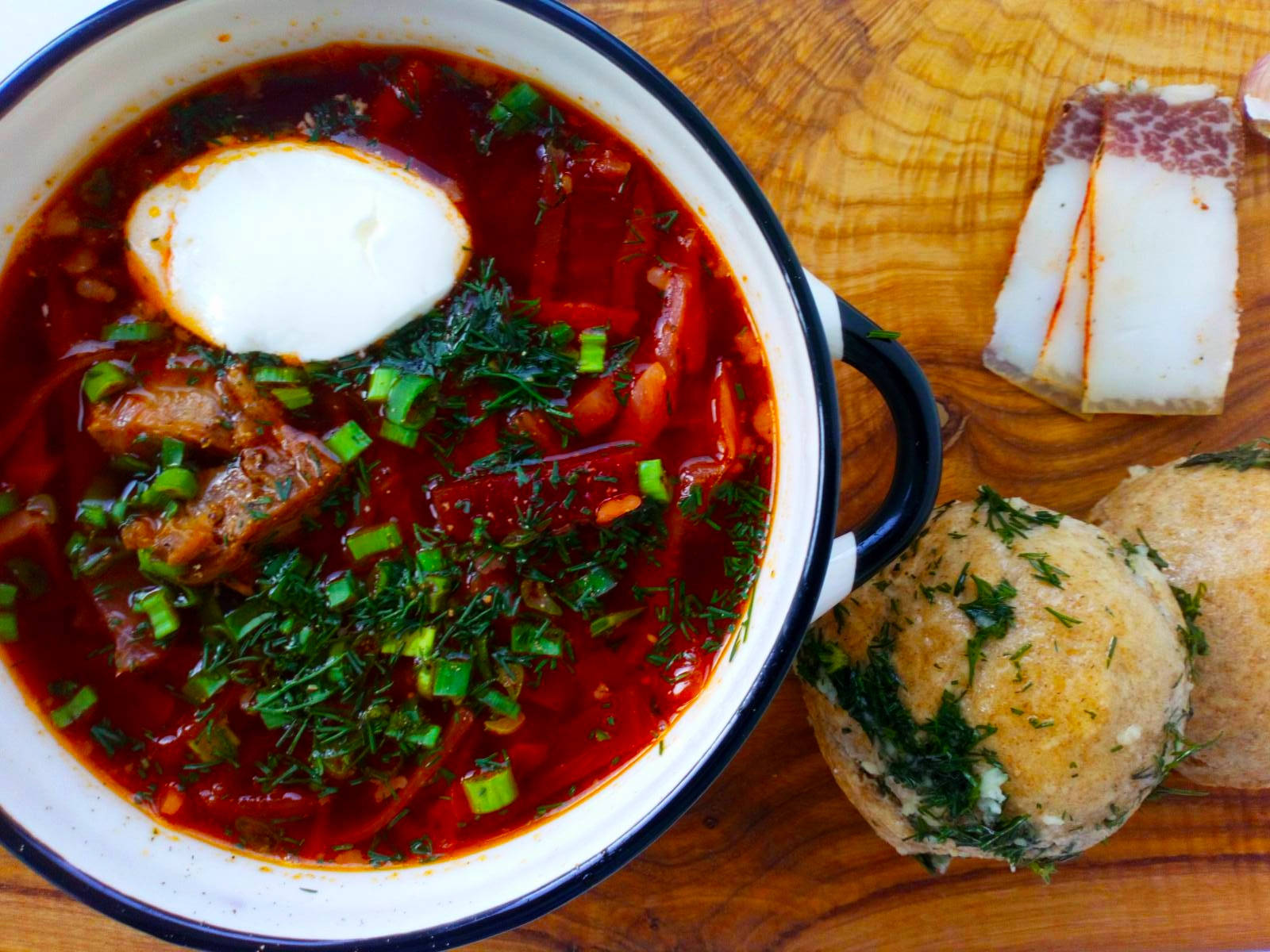 Borscht Spinach Bread