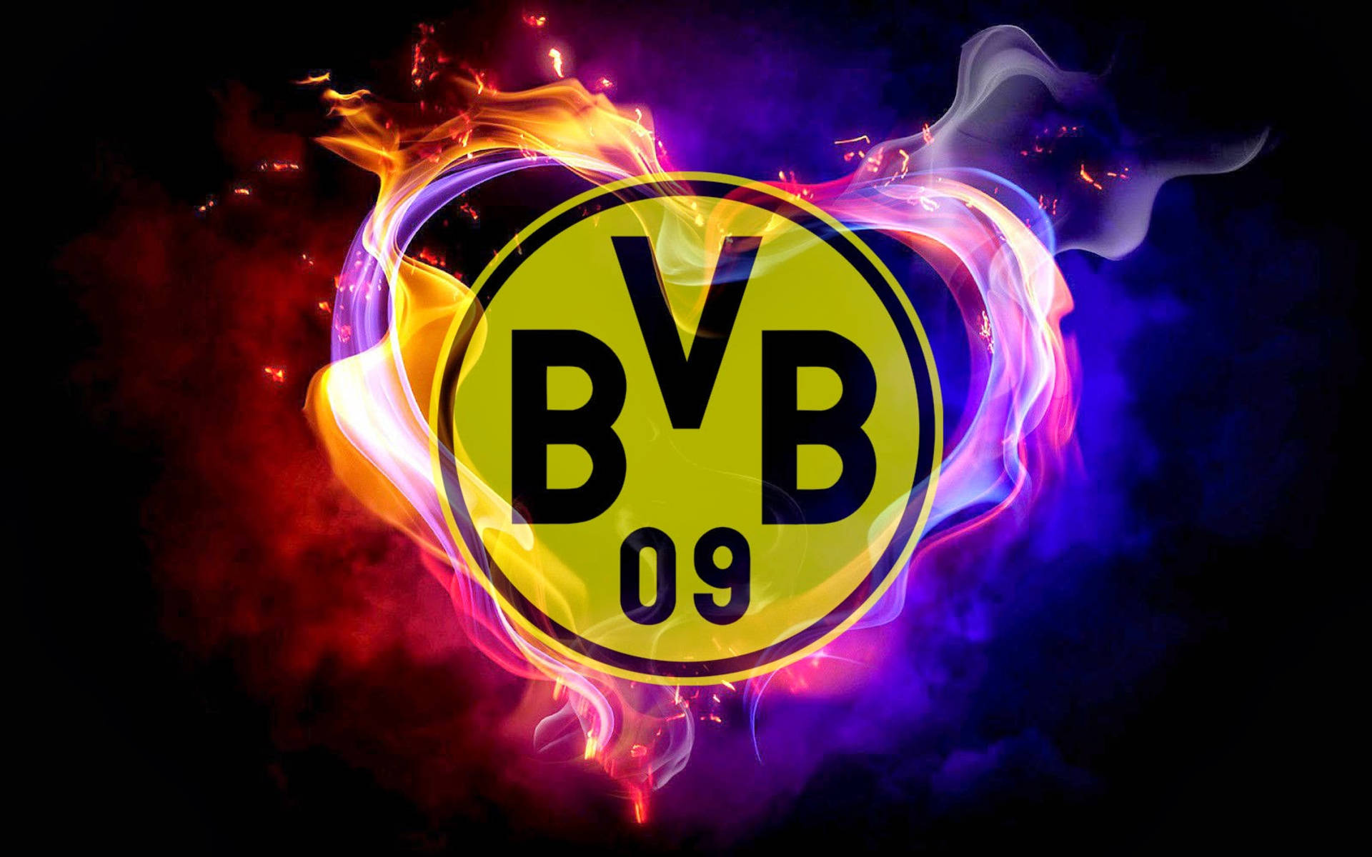 Borussia Dortmund Logo Art Background