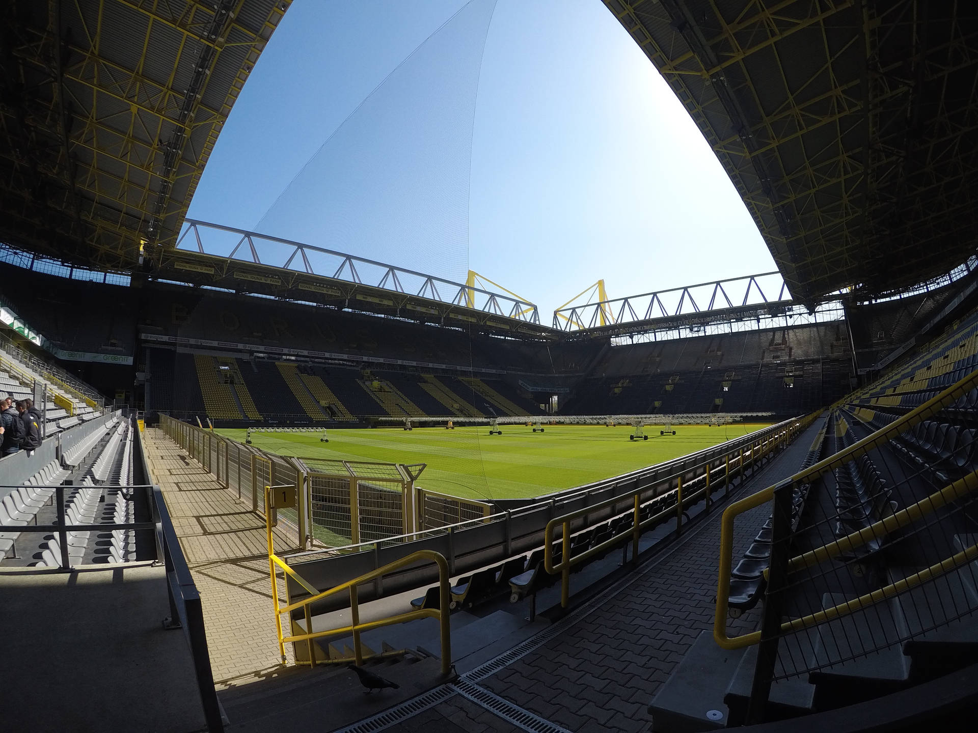 Borussia Dortmund Stadium Wideshot Background