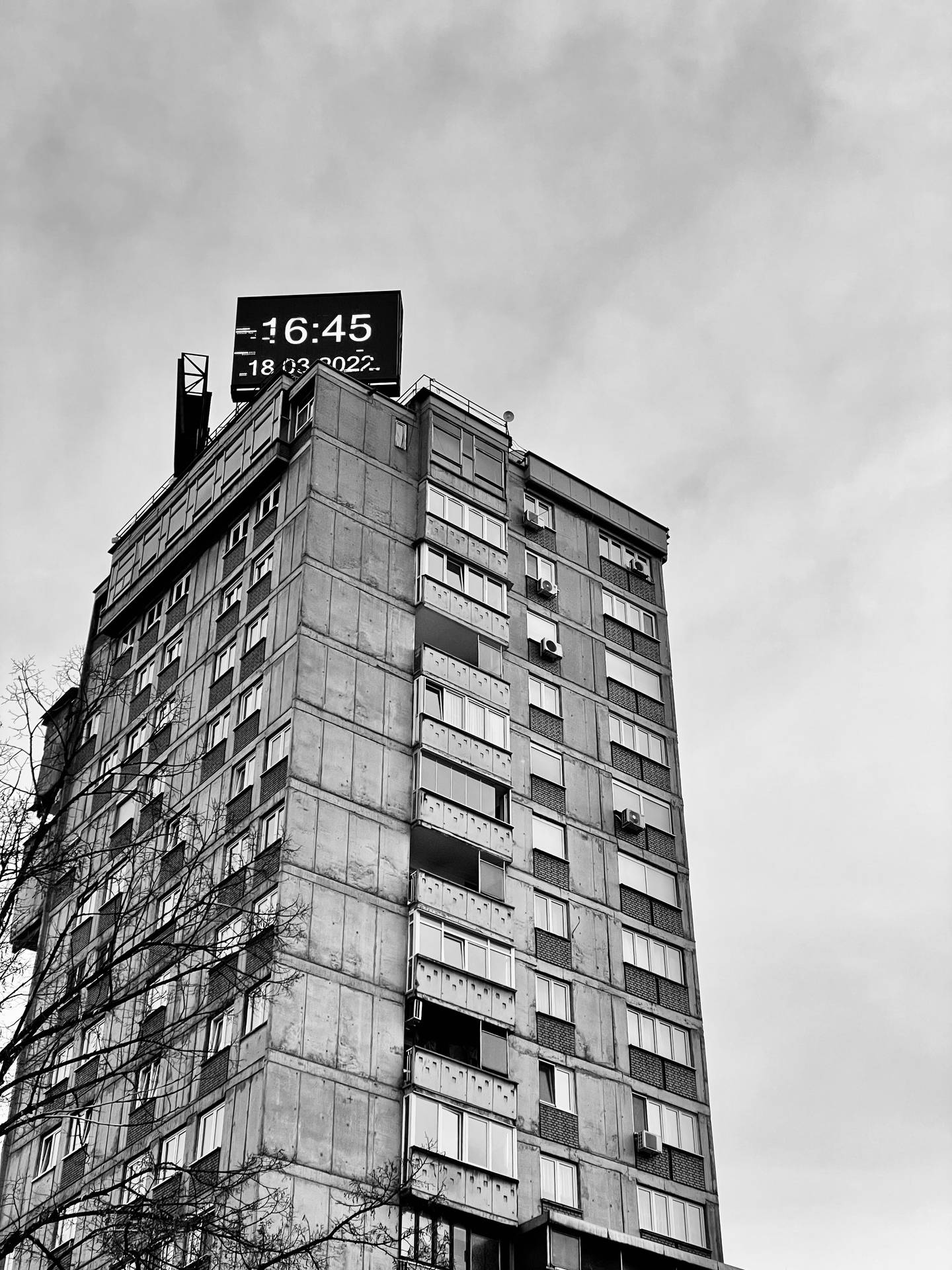 Bosnia And Herzegovina Building In Zenica Background