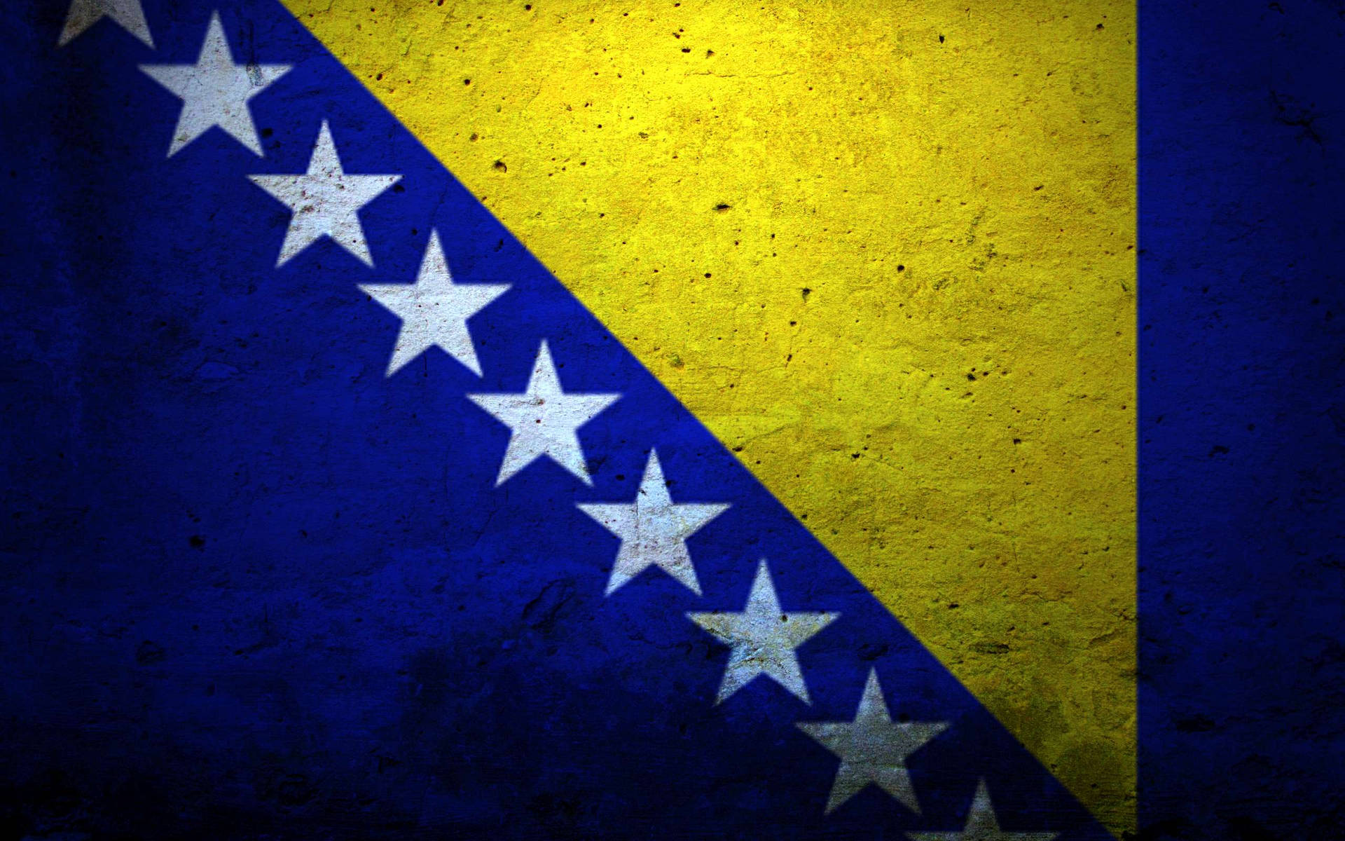 Bosnia And Herzegovina National Flag Background