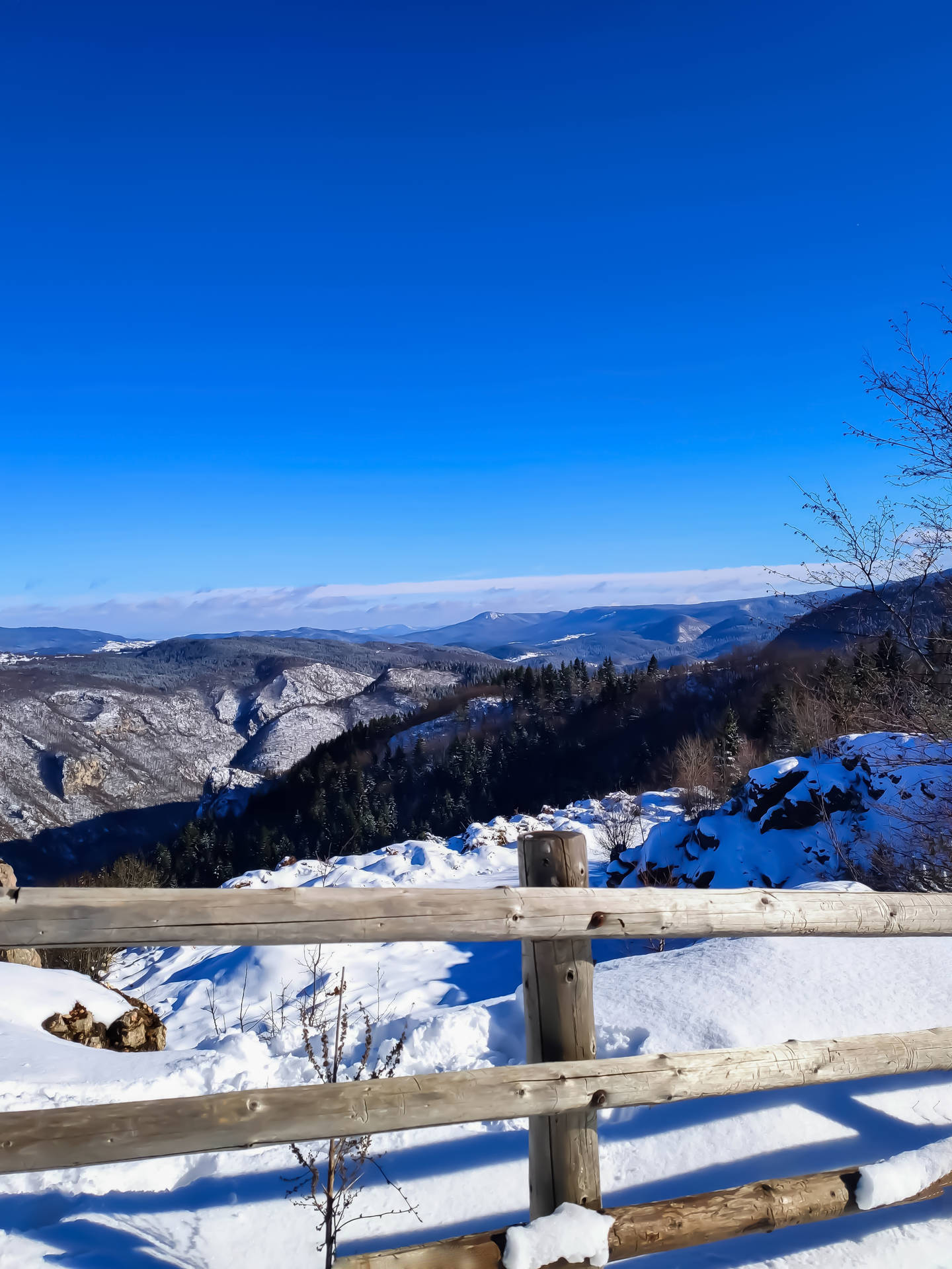 Bosnia And Herzegovina Trebević Mountain View Background