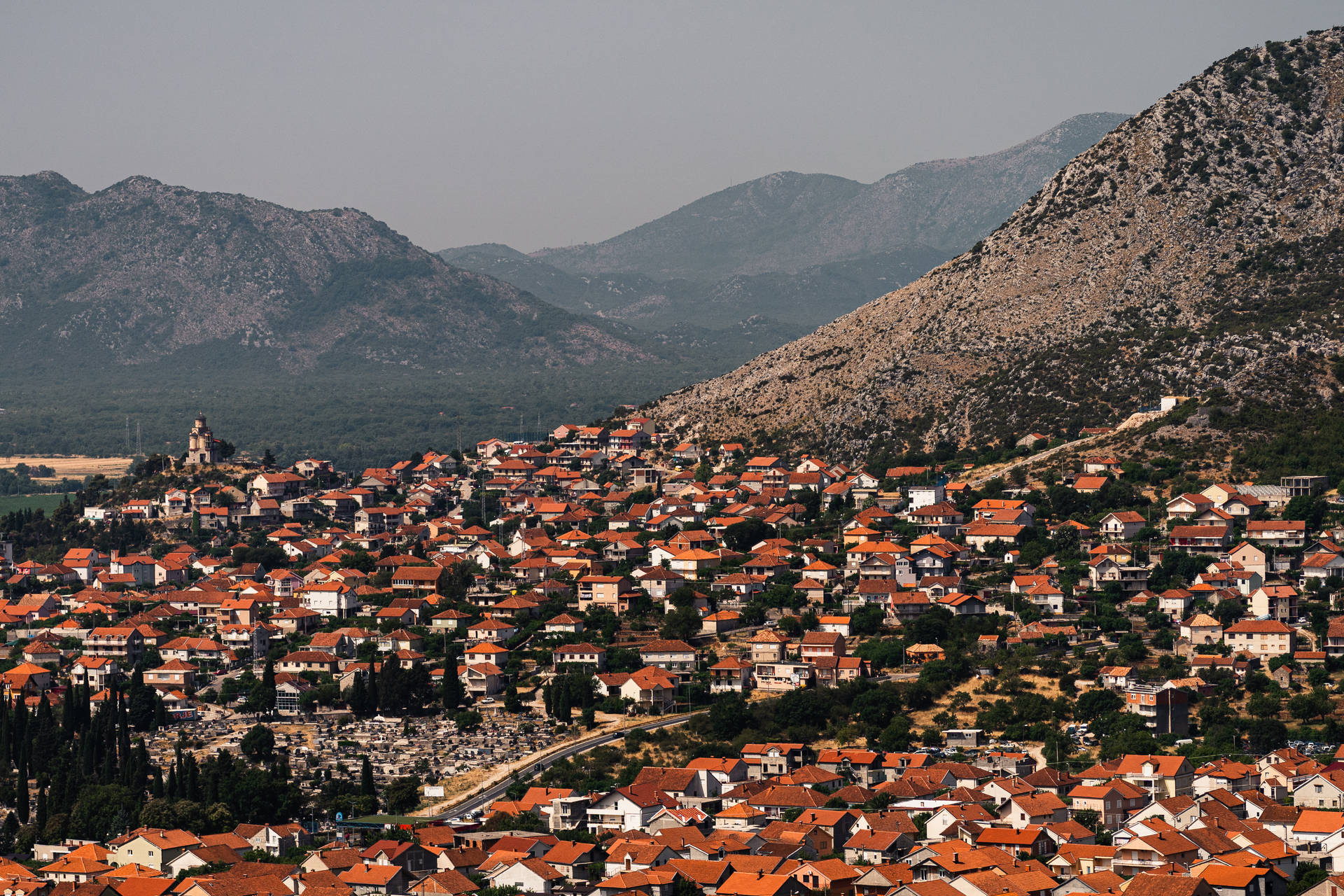 Bosnia And Herzegovina Trebinje Town Background