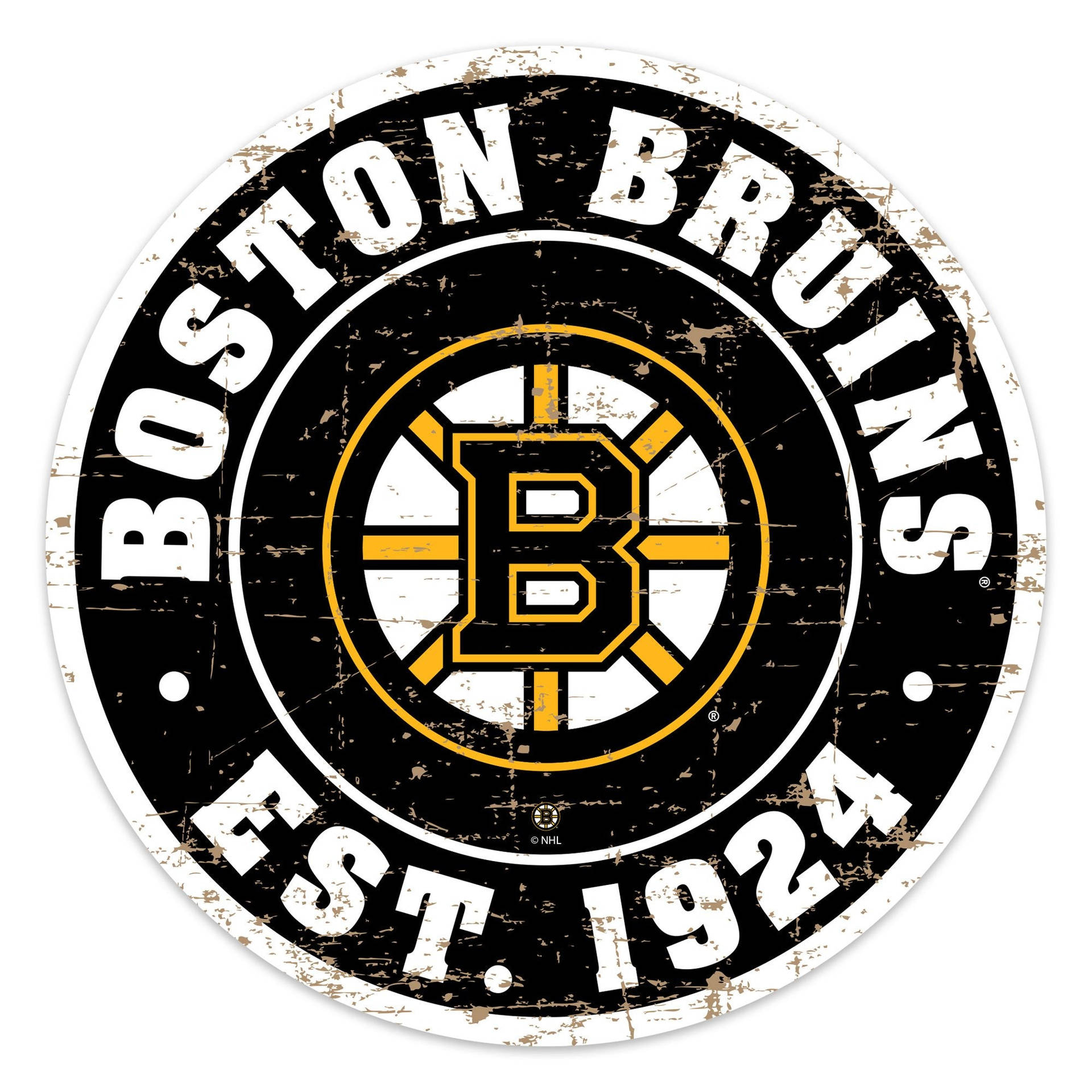 Boston Bruins Logo Circle Background