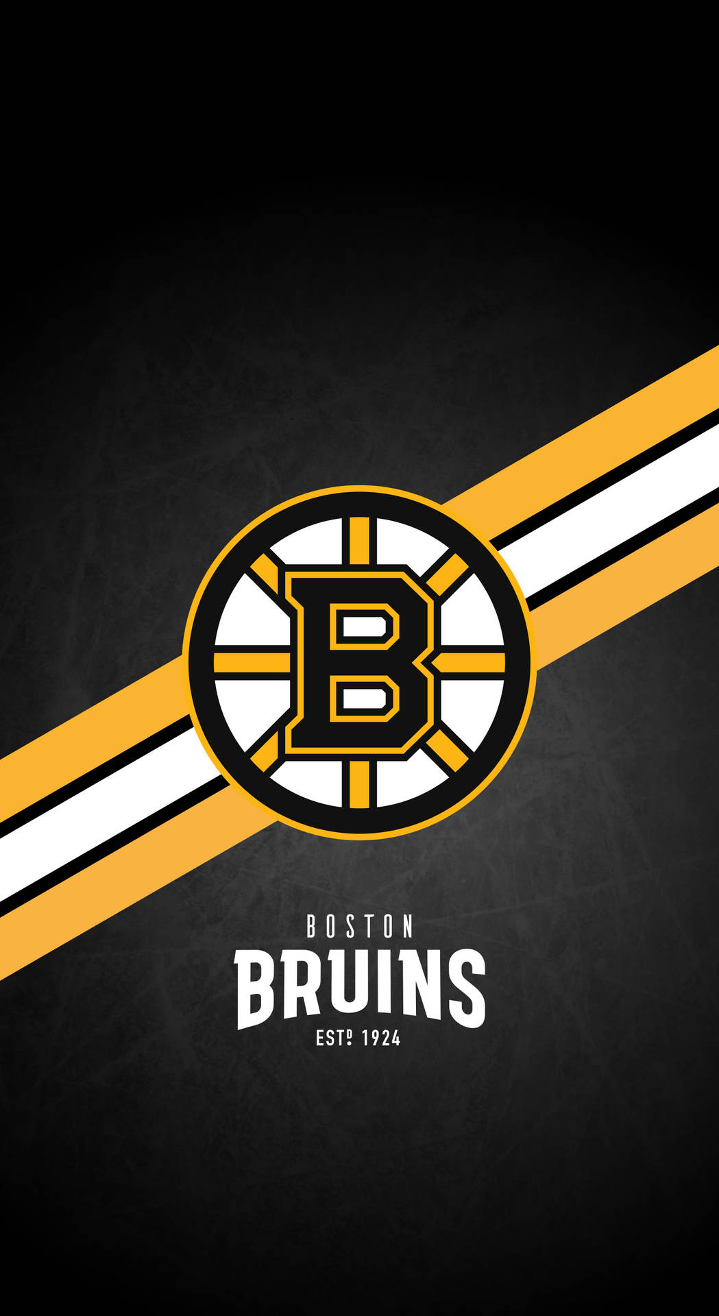 Boston Bruins Logo Dark Phone Background