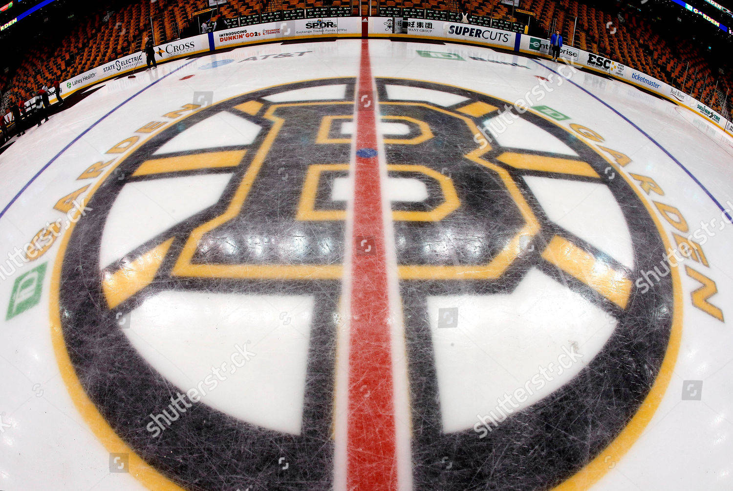 Boston Bruins Logo Home Skating Rink