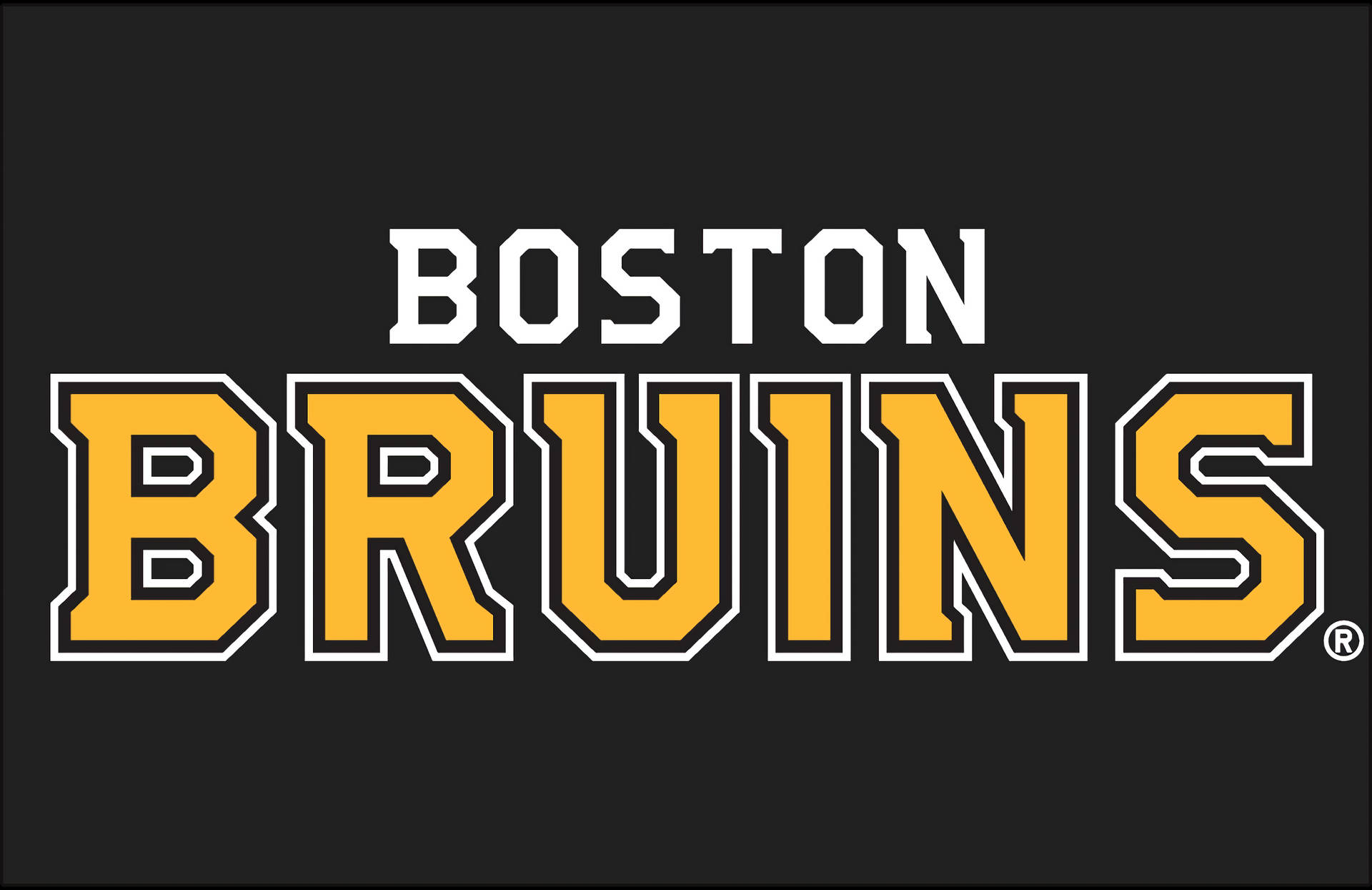 Boston Bruins Text Background
