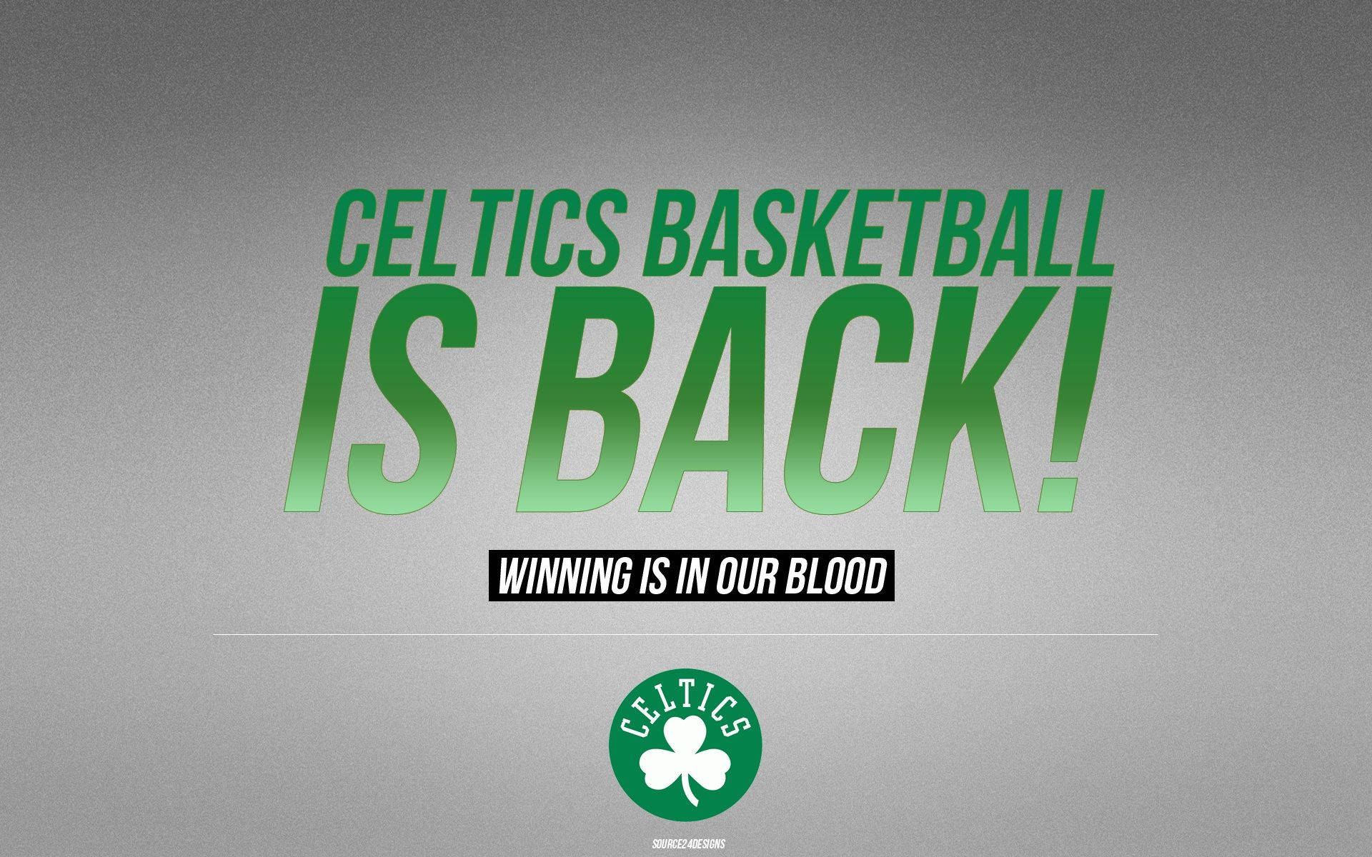 Boston Celtics Is Back Background