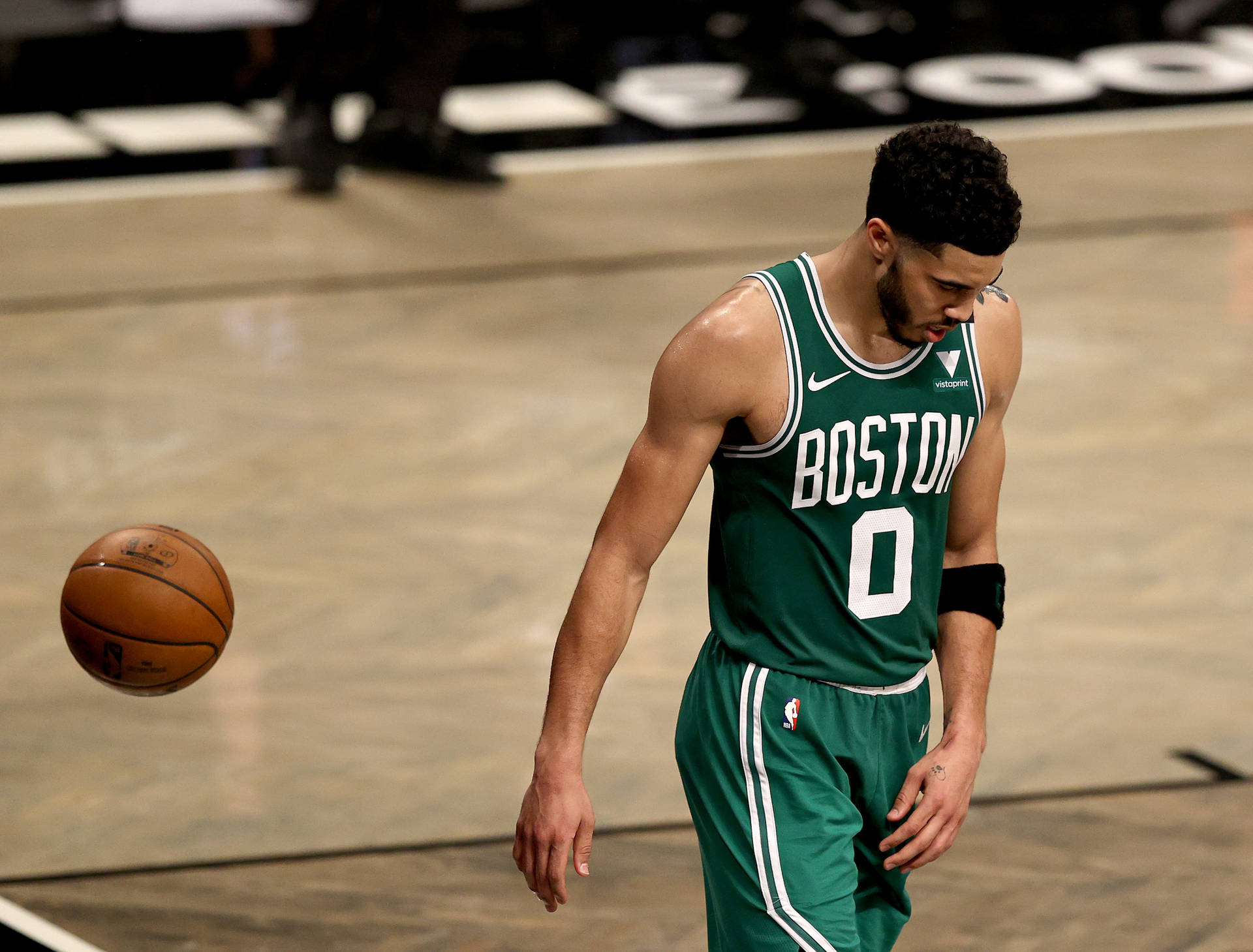 Boston Celtics Jayson Tatum Number 0 Background