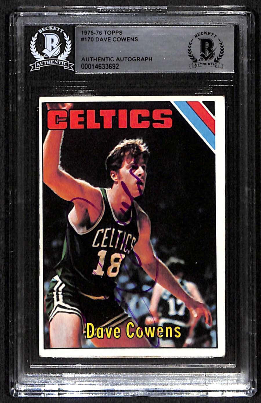 Boston Celtics No. 18 Dave Cowens Background