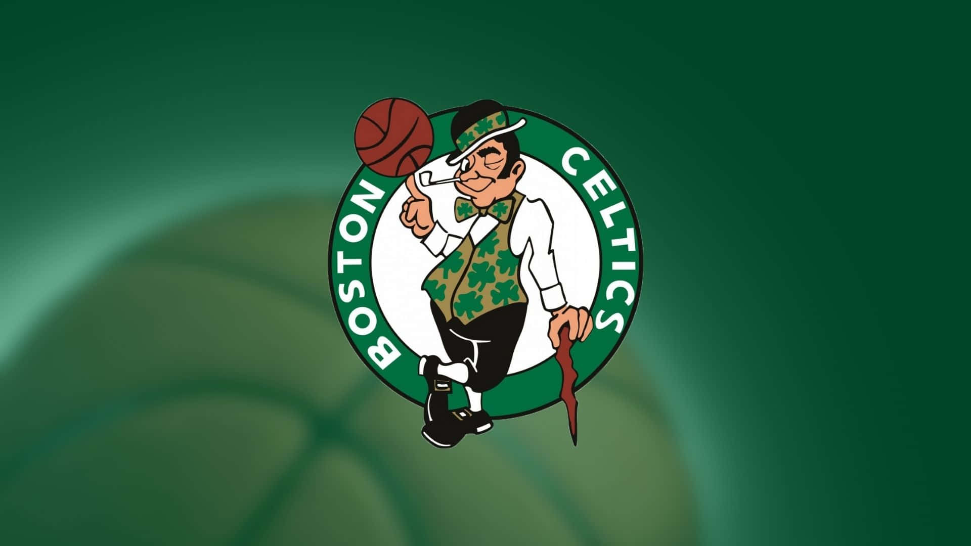 Boston Celtics Parading Championship Honors Background