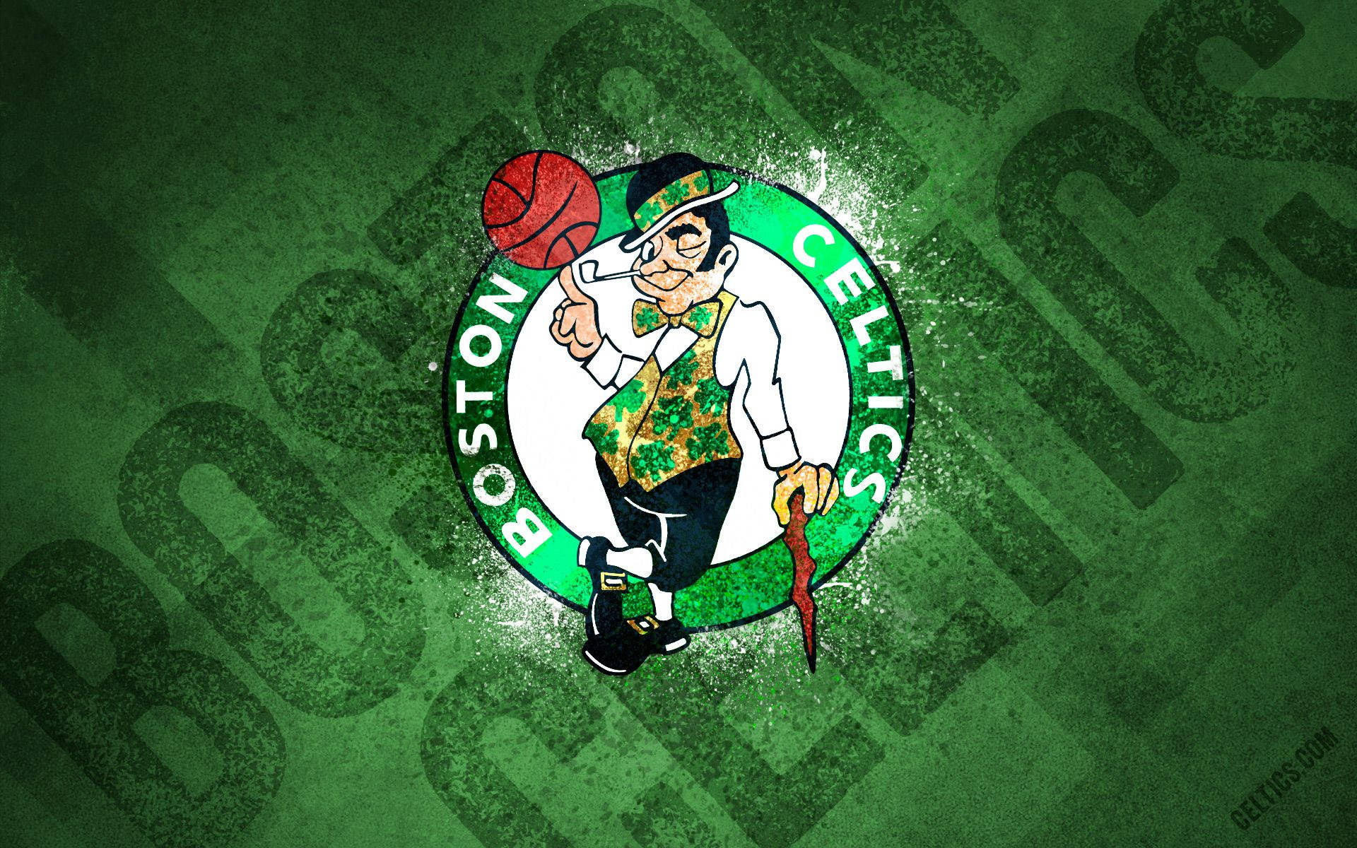 Boston Celtics Team Logo Background