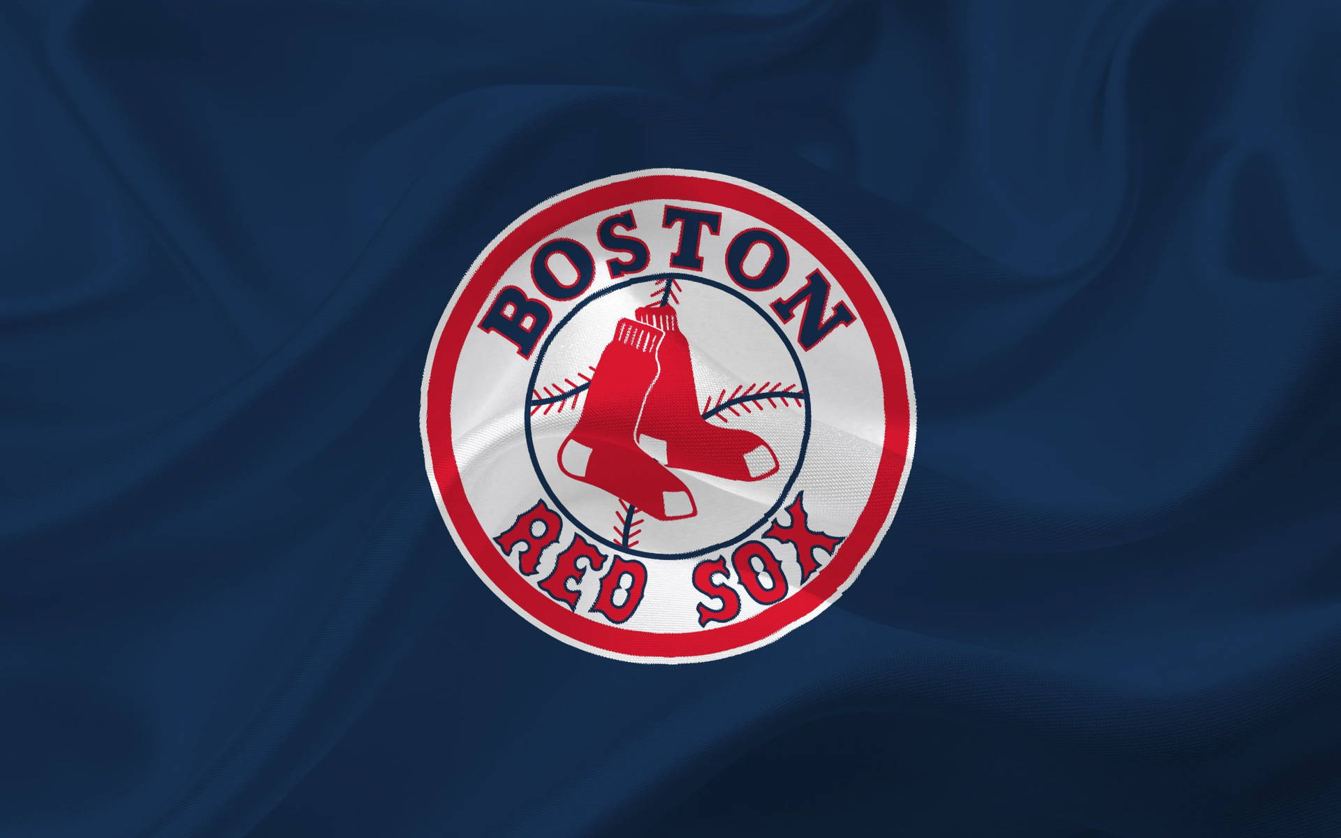 Boston Red Sox Blue Cloth Background