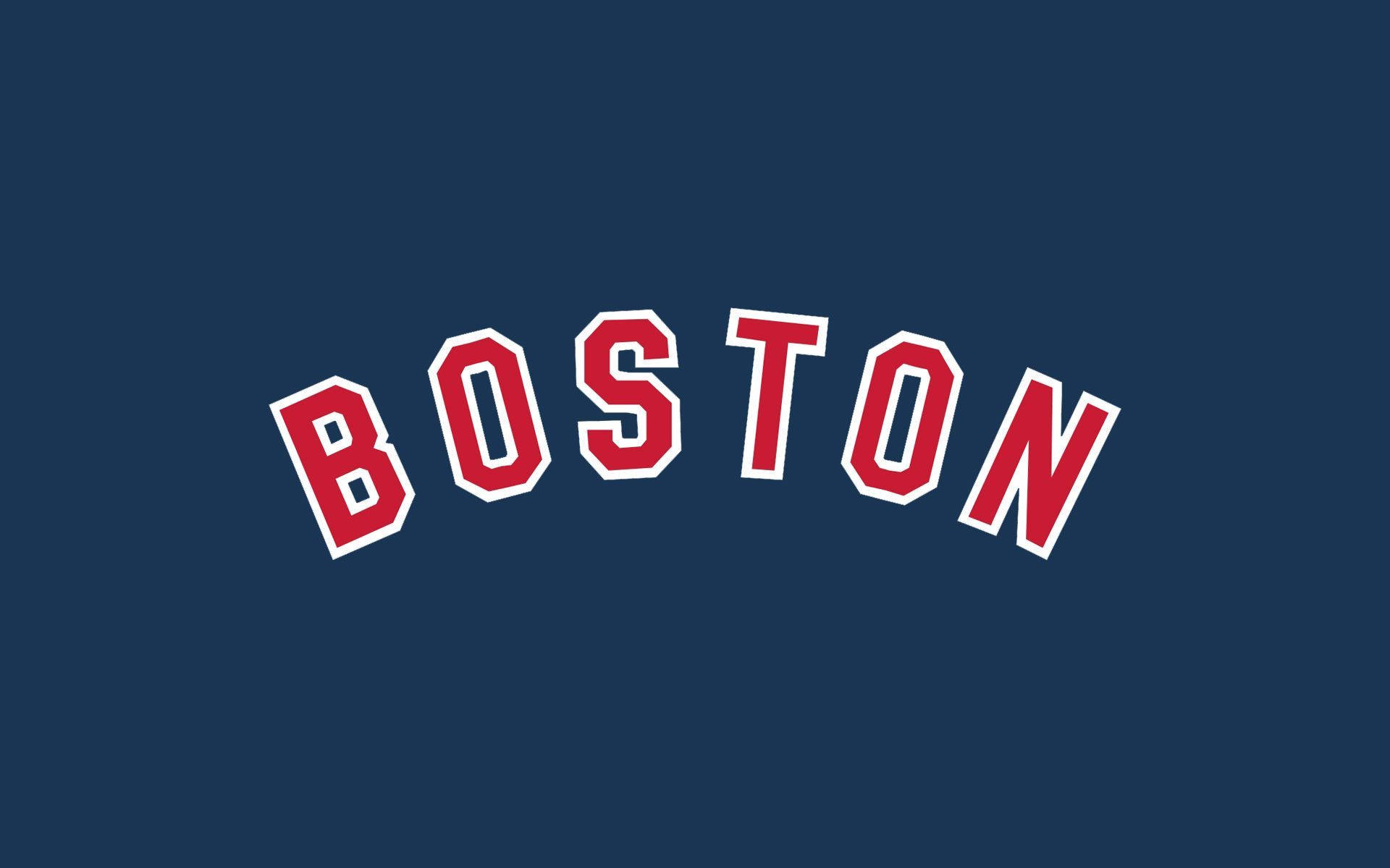 Boston Red Sox Blue Logo Poster Background