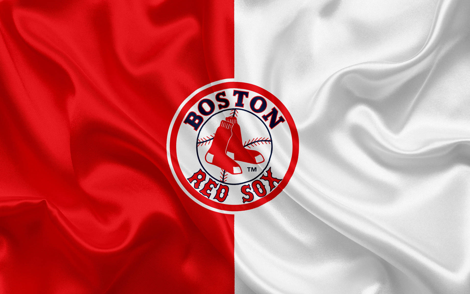 Boston Red Sox Silk Cloth Background