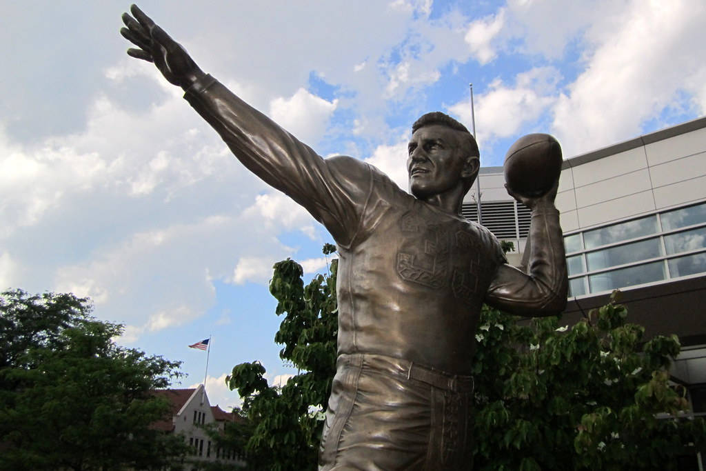 Boston University Harry Agganis Statue