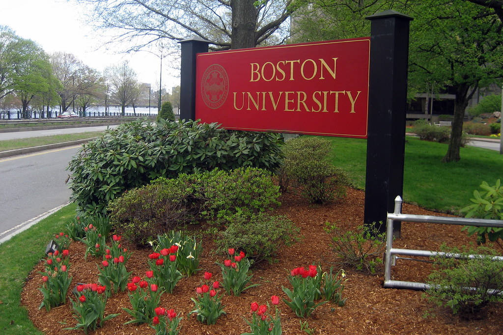 Boston University Roadside Signage Background