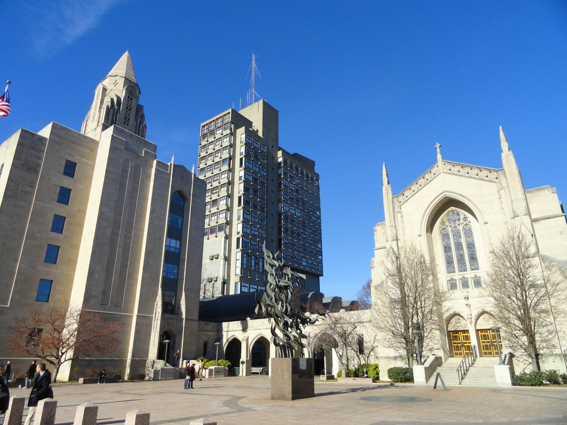 Boston University's Vibrant Public Space Background