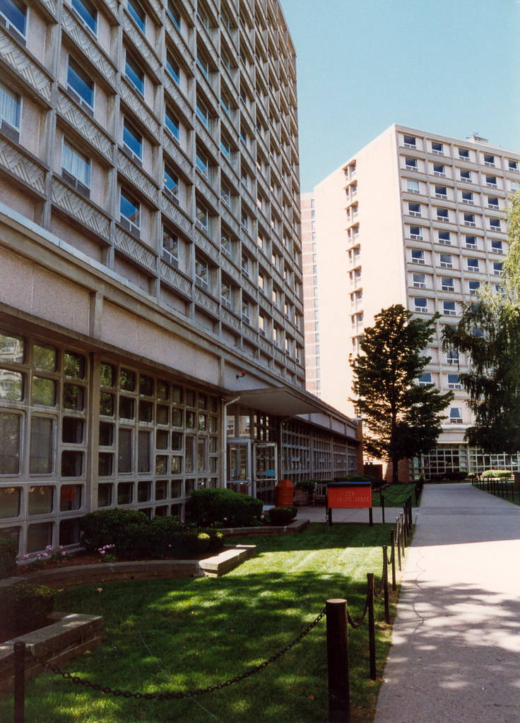 Boston University Student Village Buildings Background