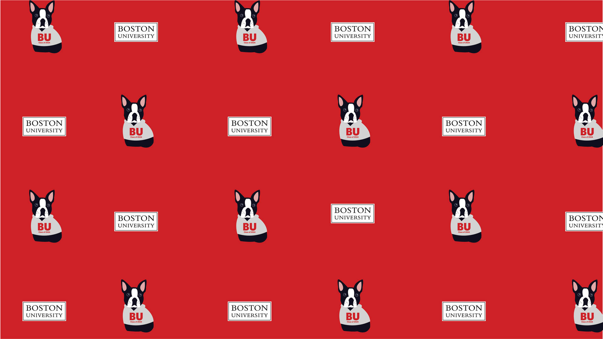 Boston University Terriers Art Background