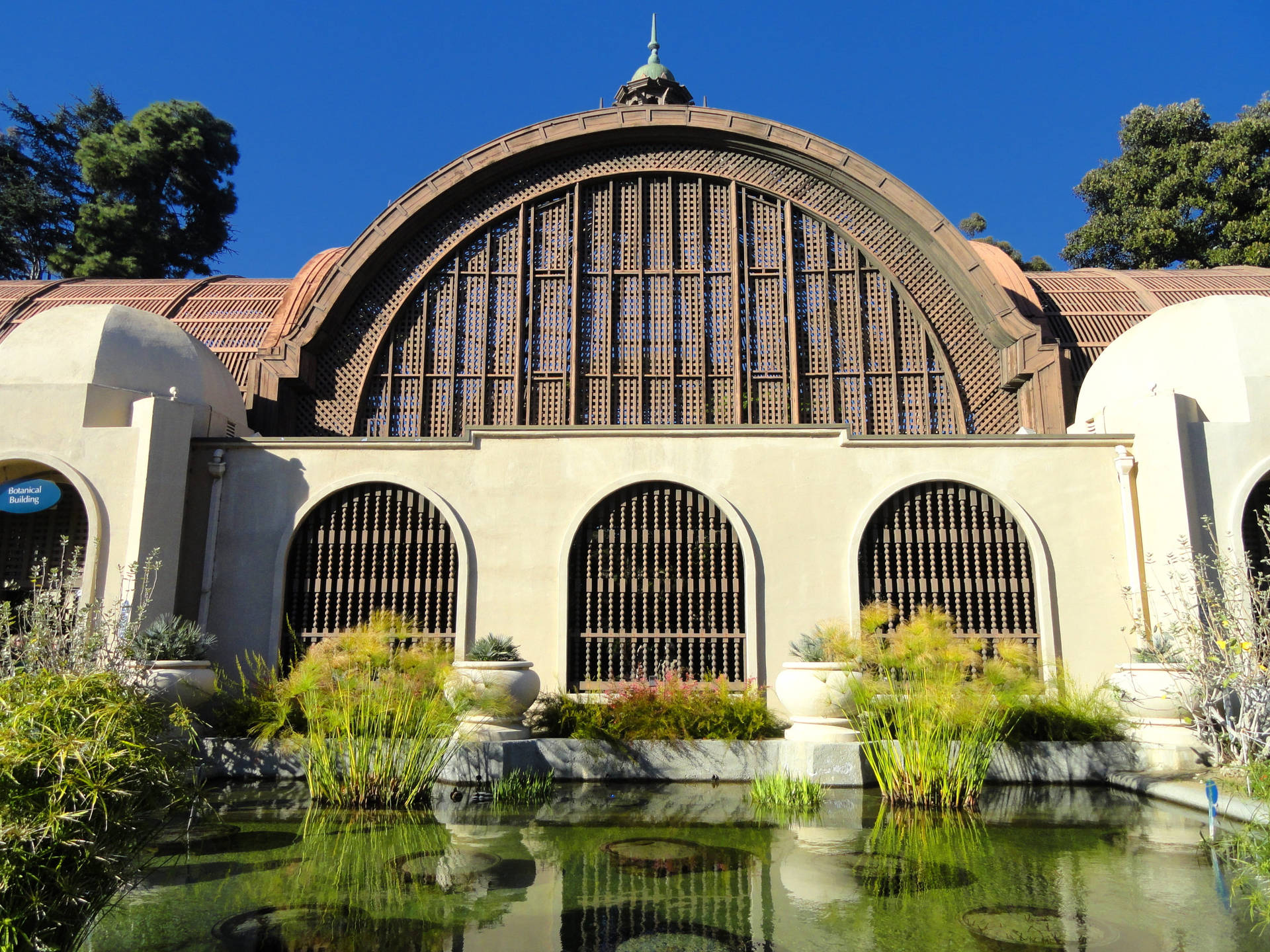 Botanical Building Facade Inside Balboa Park