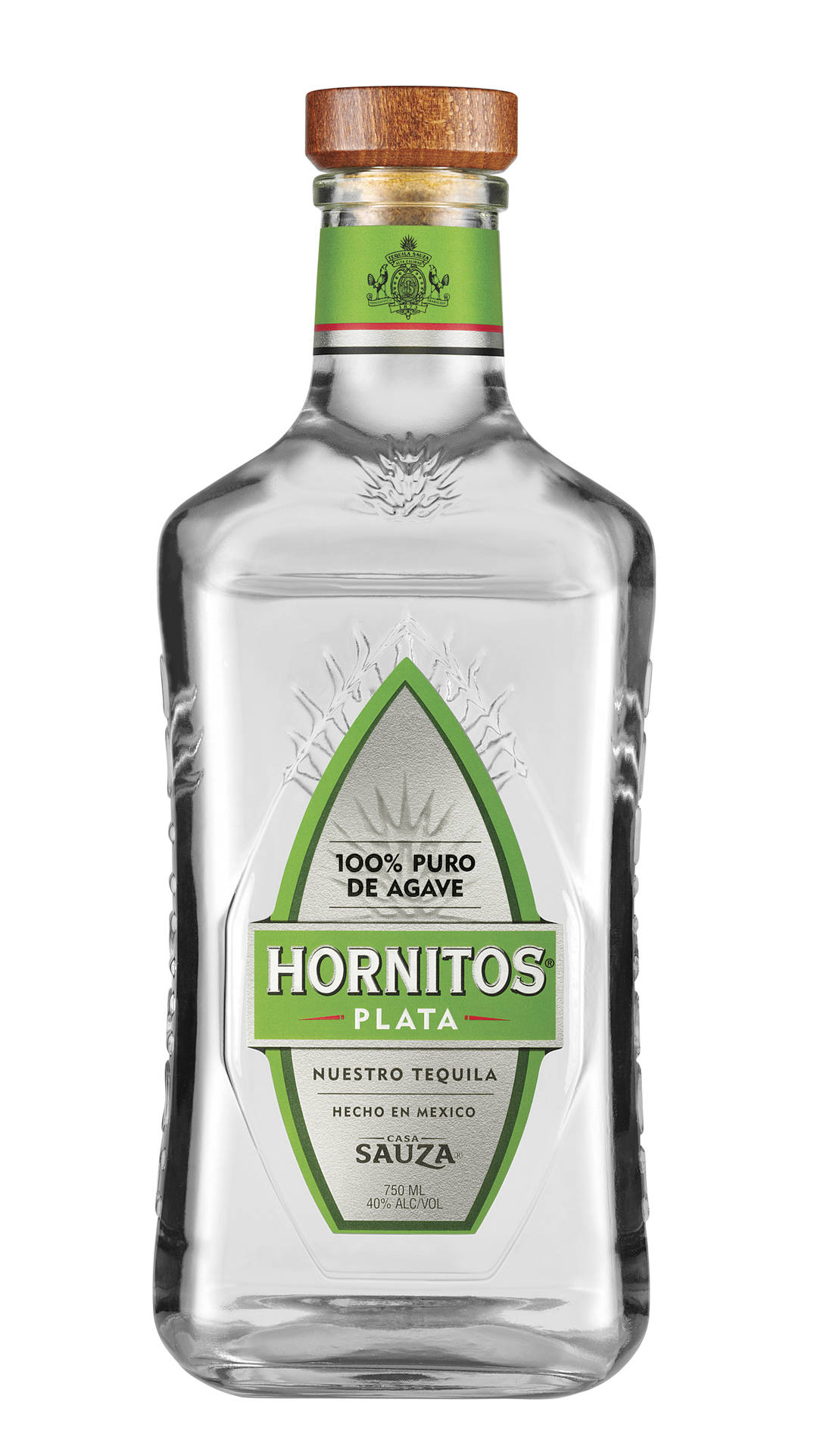 Bottle Of Hornitos Plata Sauza Tequila Background