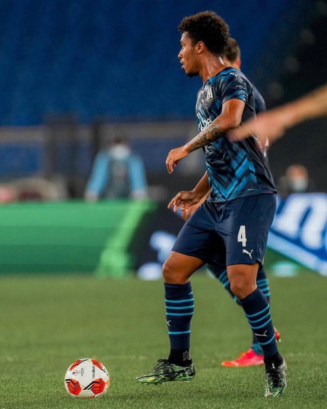 Boubacar Kamara Kicking A Ball