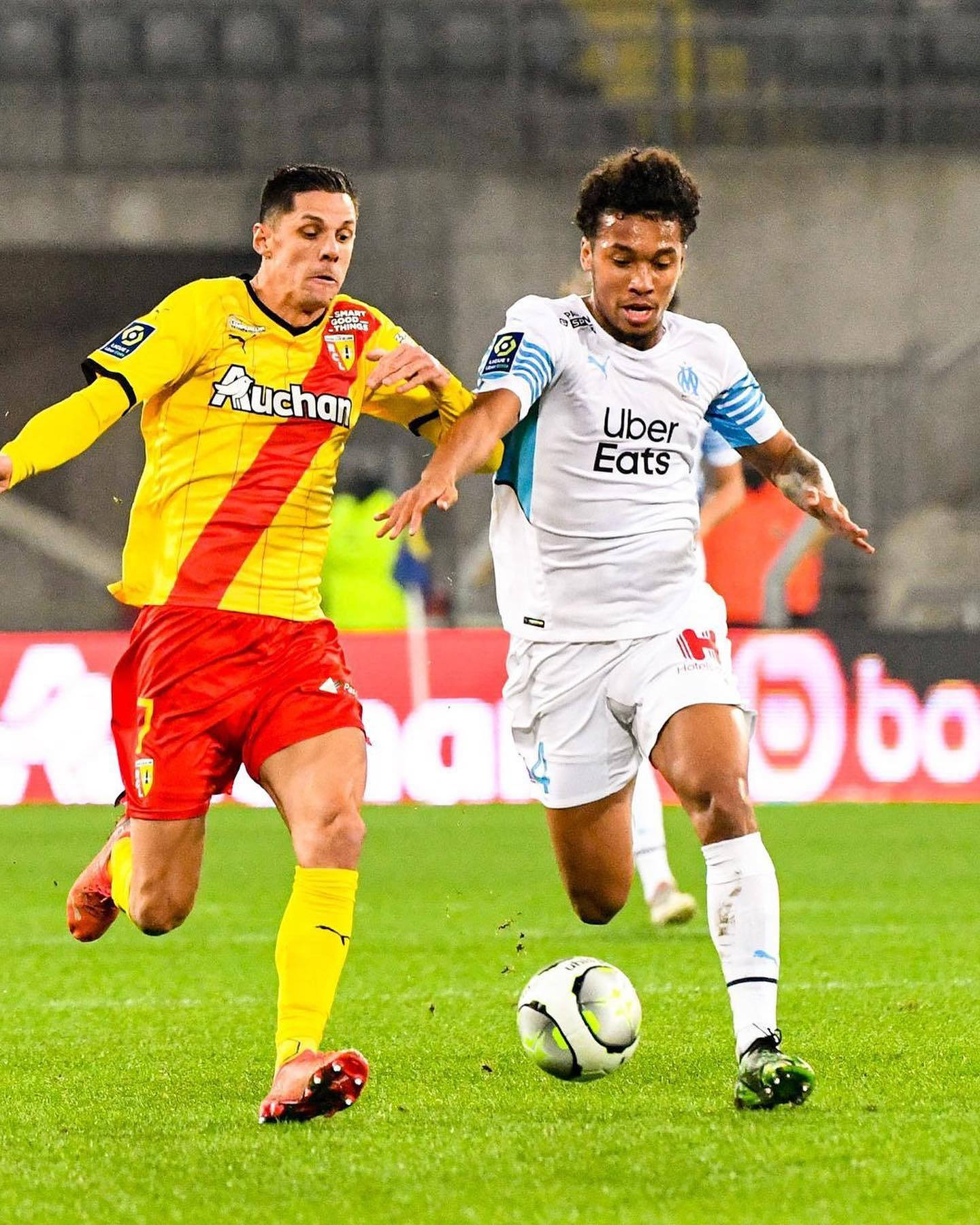 Boubacar Kamara With Football Player