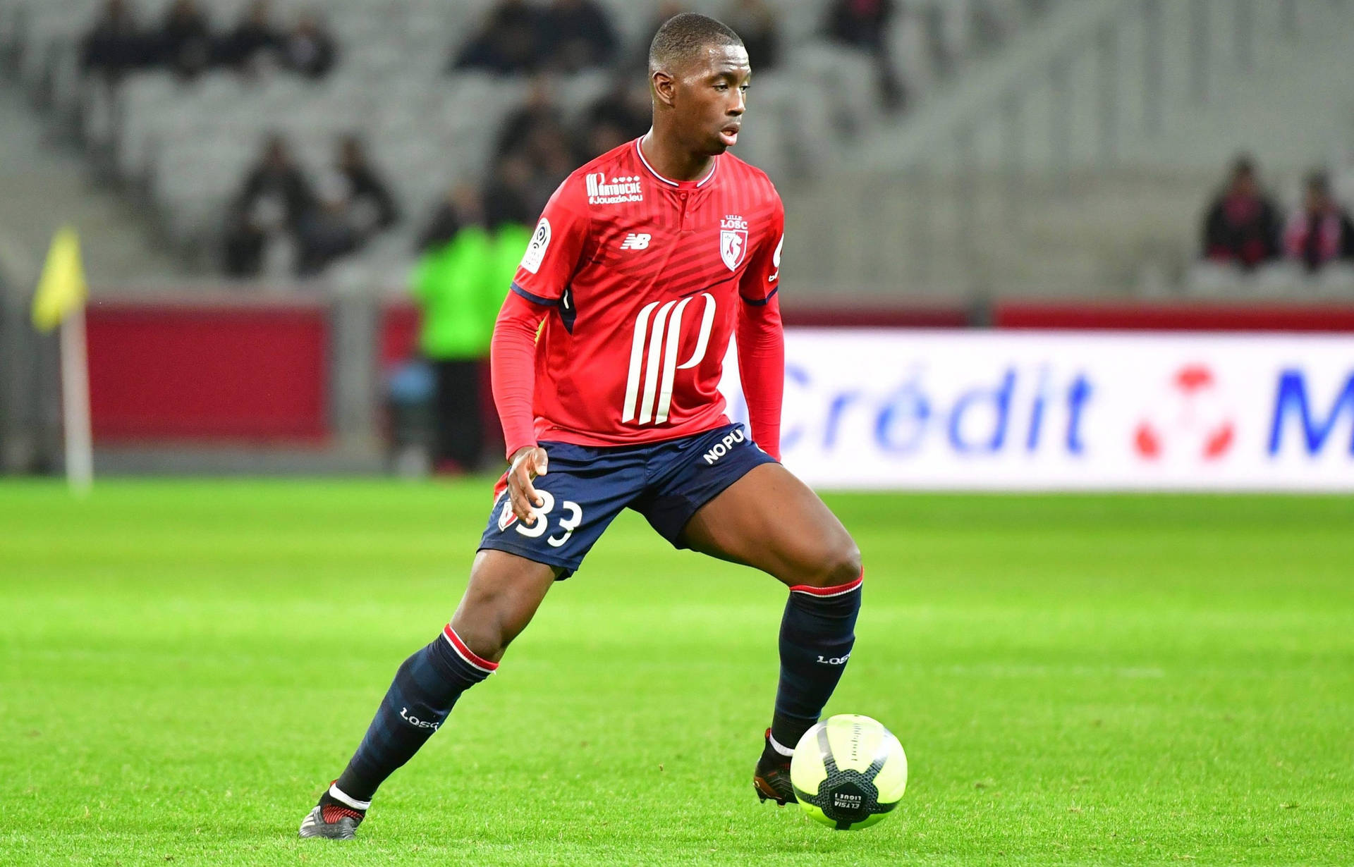 Boubakary Soumaré In Action Background