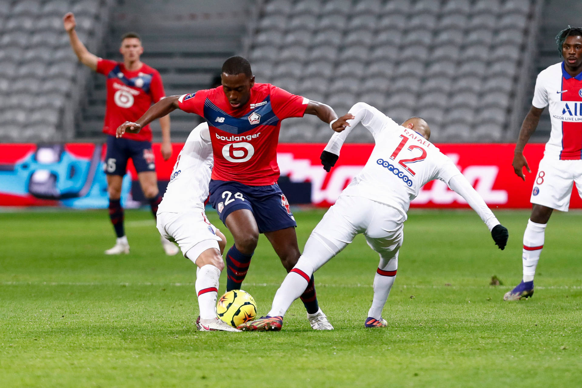 Boubakary Soumare In Action Background