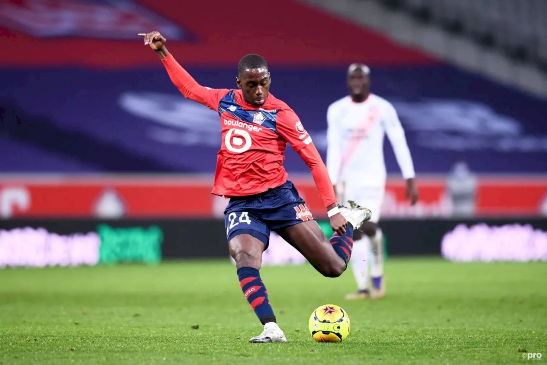 Boubakary Soumaré In Action Background