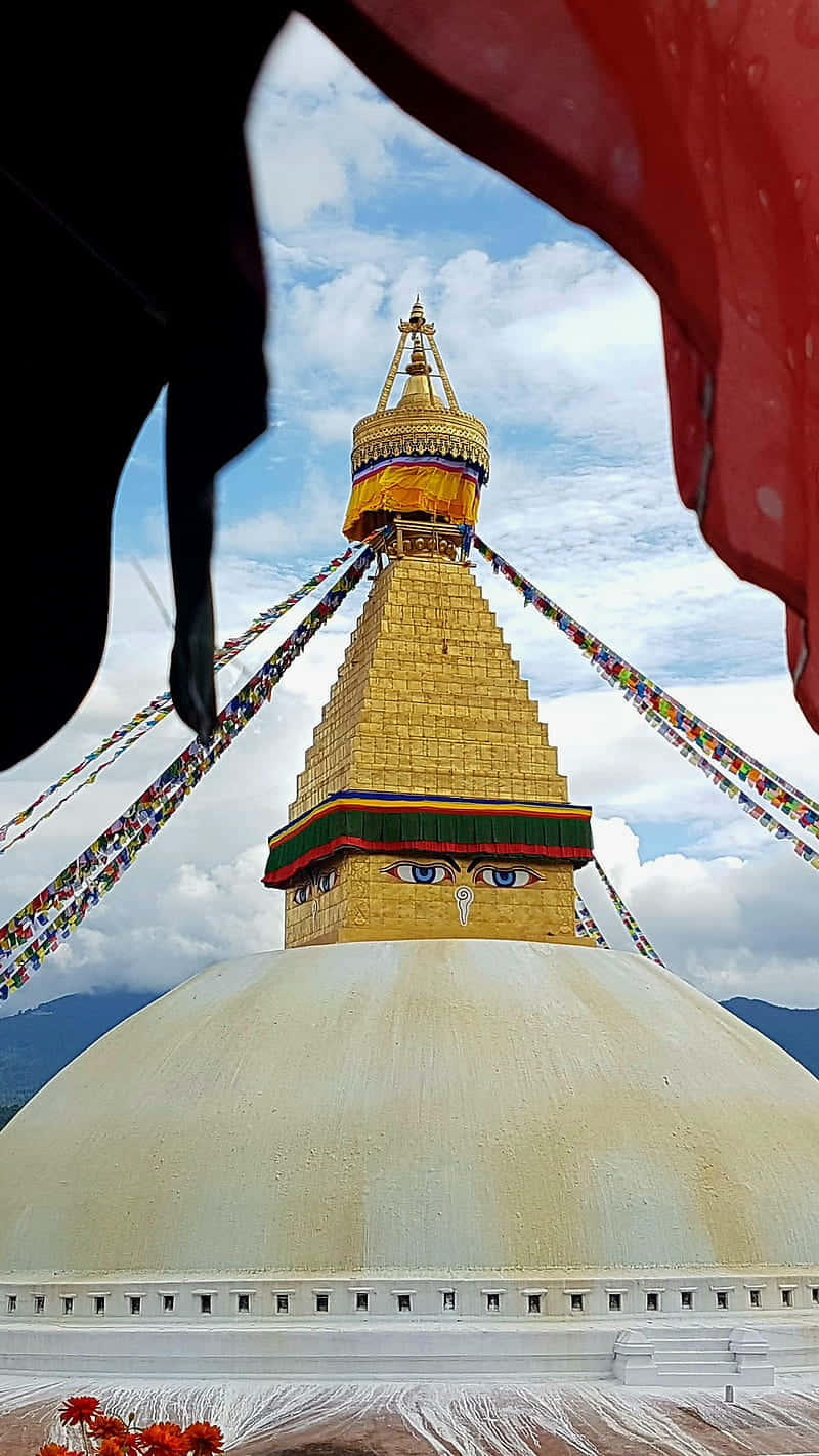 Boudhanath Stupa Eyes And Nose