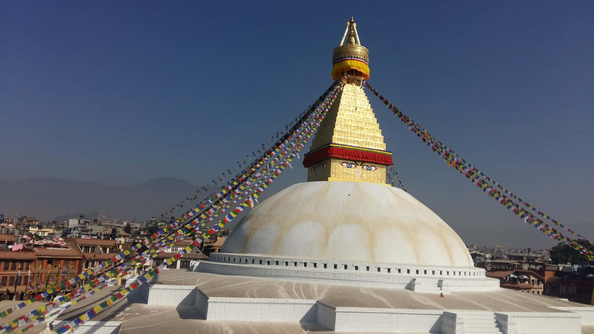Boudhanath Stupa Off-center