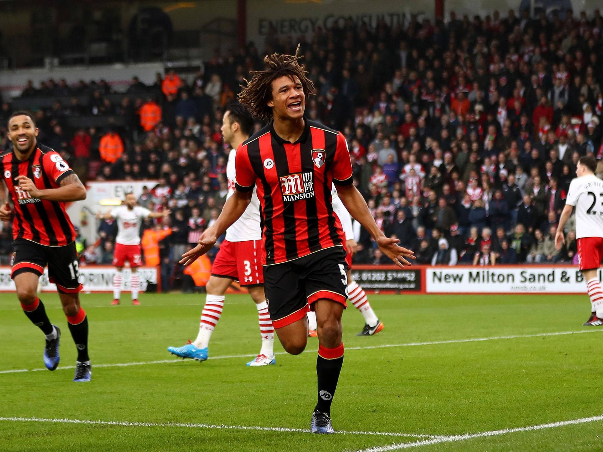 Bournemouth Nathan Ake Arms Open Background