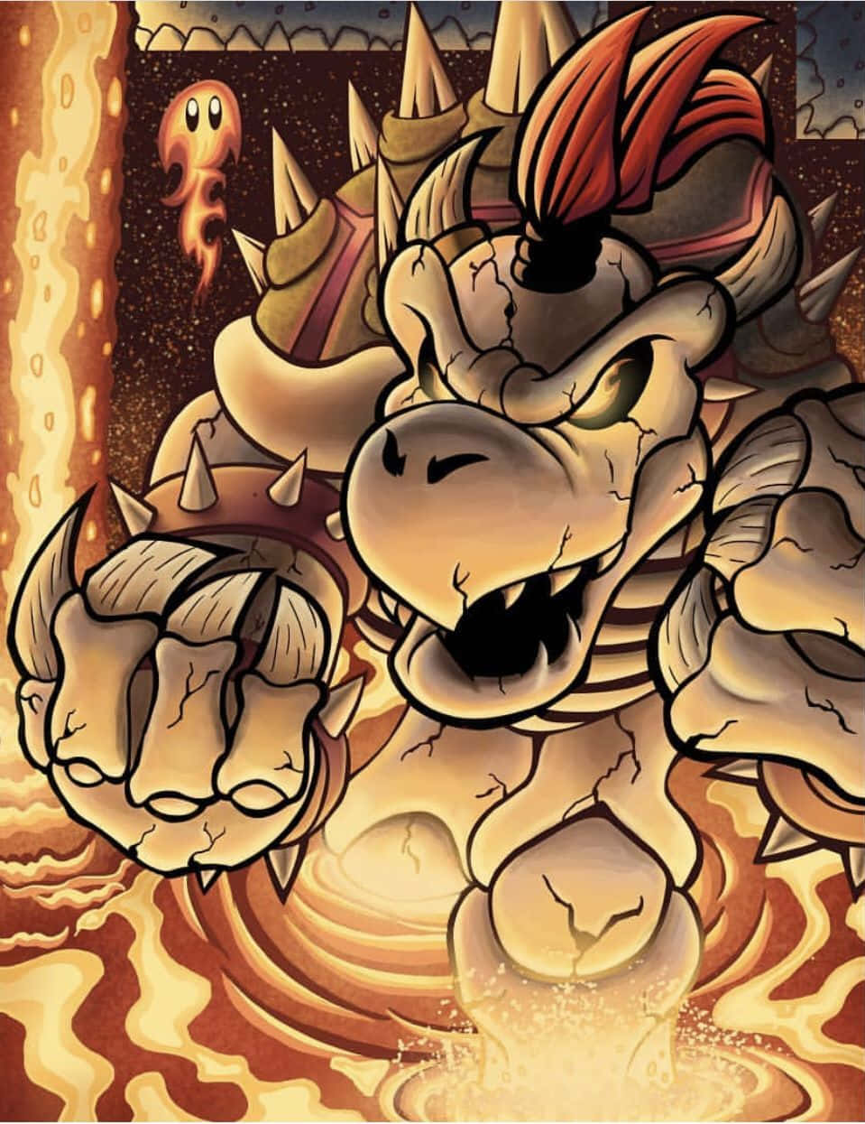 Bowser - The Formidable Foe Of Mario Background