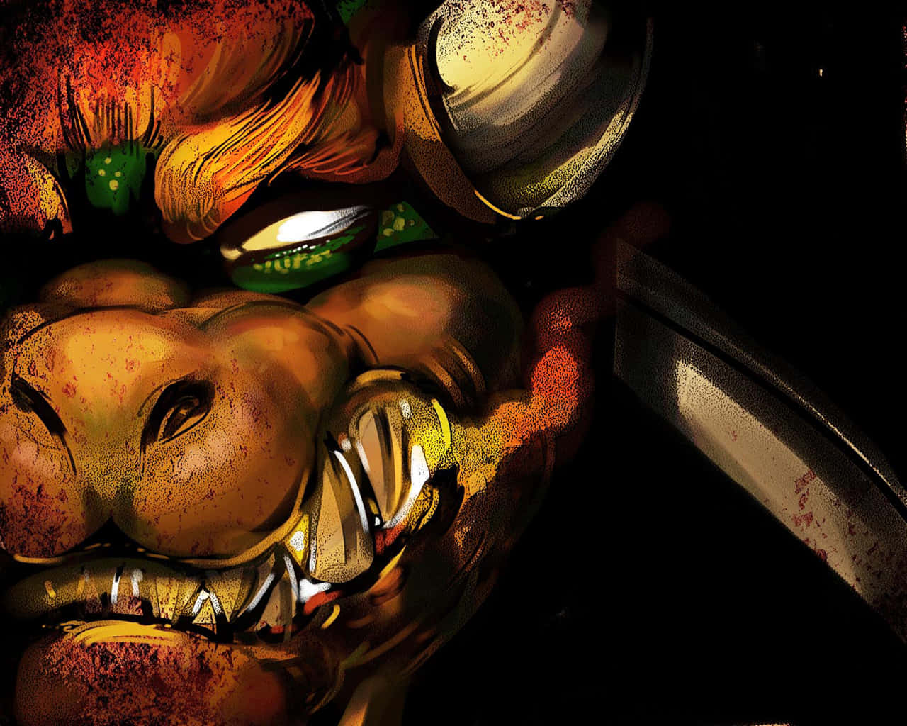 Bowser, The Powerful King Koopa Background