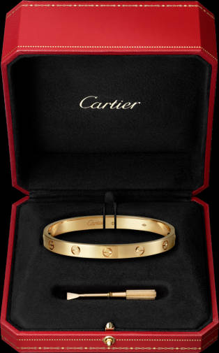 Boxed Gold Cartier Background